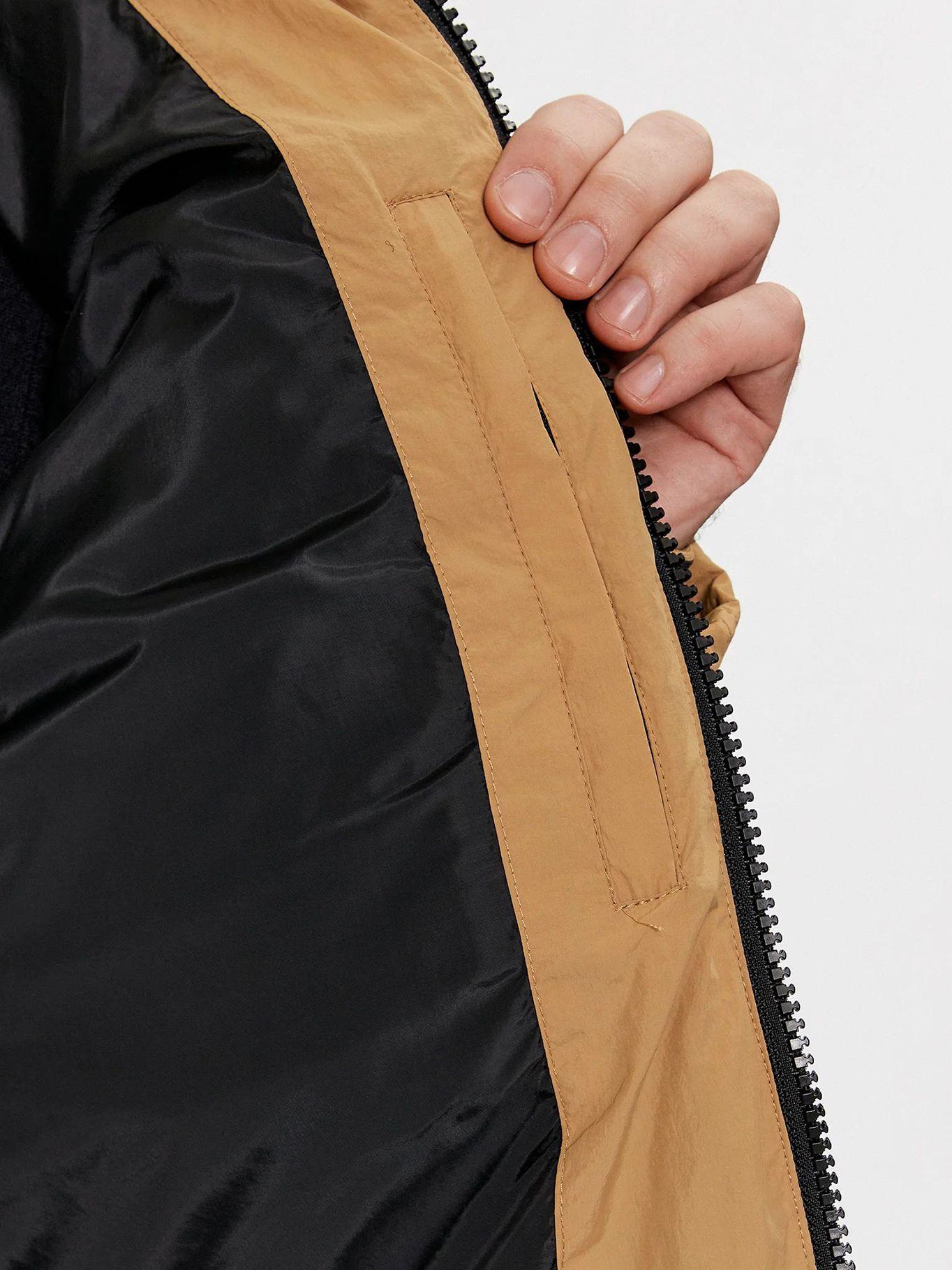 Parka Crinkle Nylon Puffer Café Calvin Klein-6
