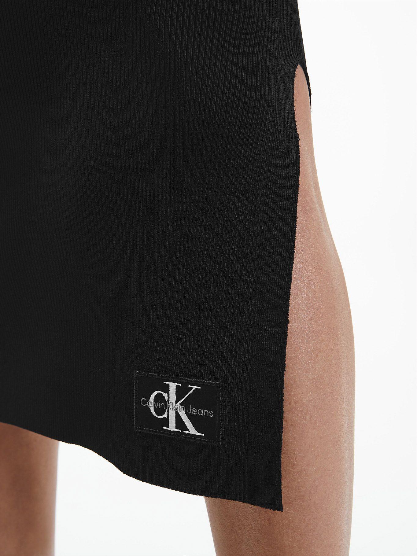 Vestido Badge Negro Calvin Klein-3