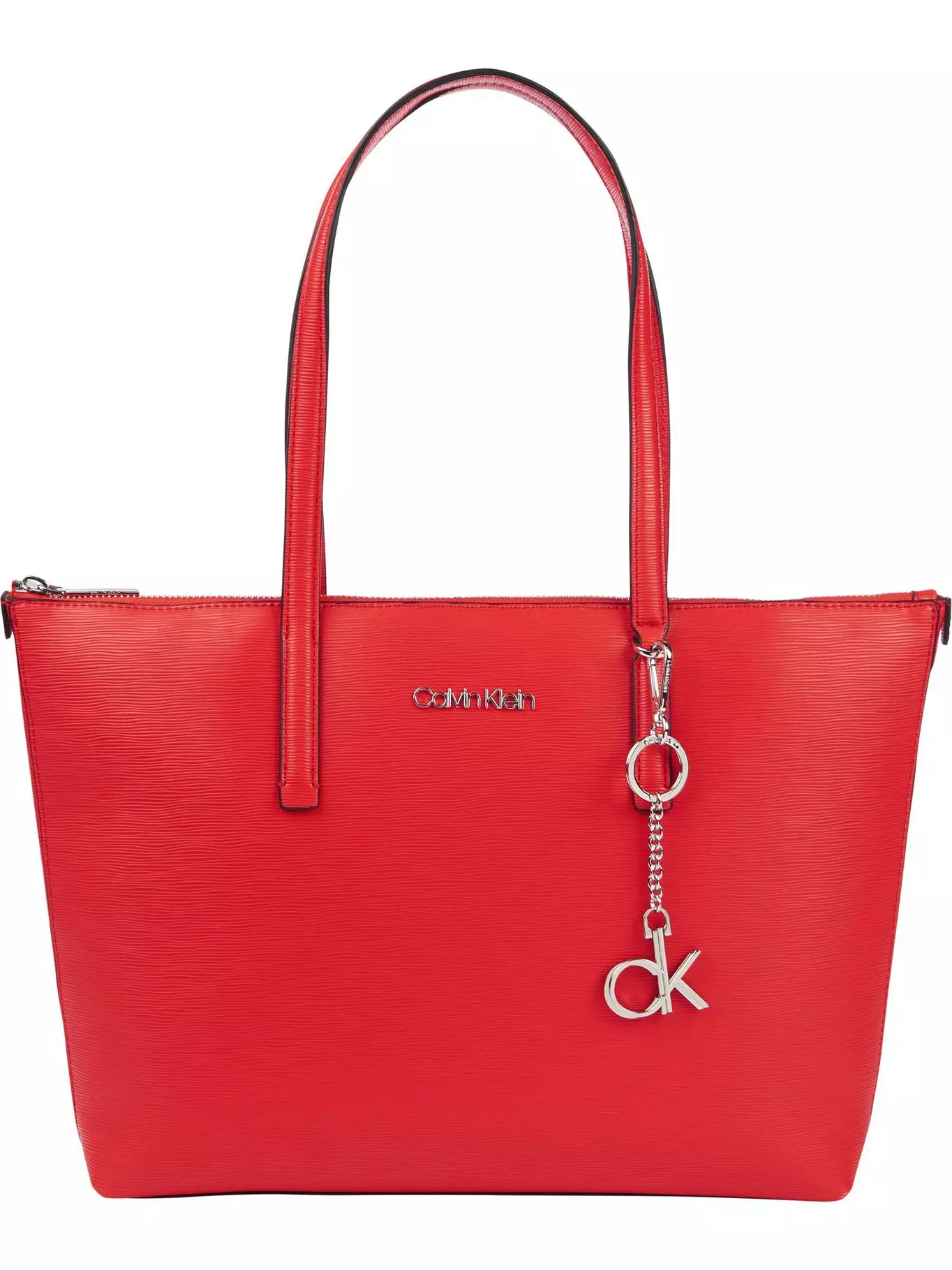 Cartera Shopper Ck Must Rojo Calvin Klein-0