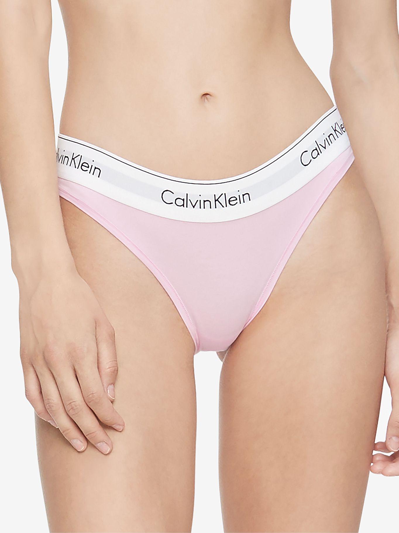 Calzón Bikini Modern Cotton Rosa Calvin Klein-0