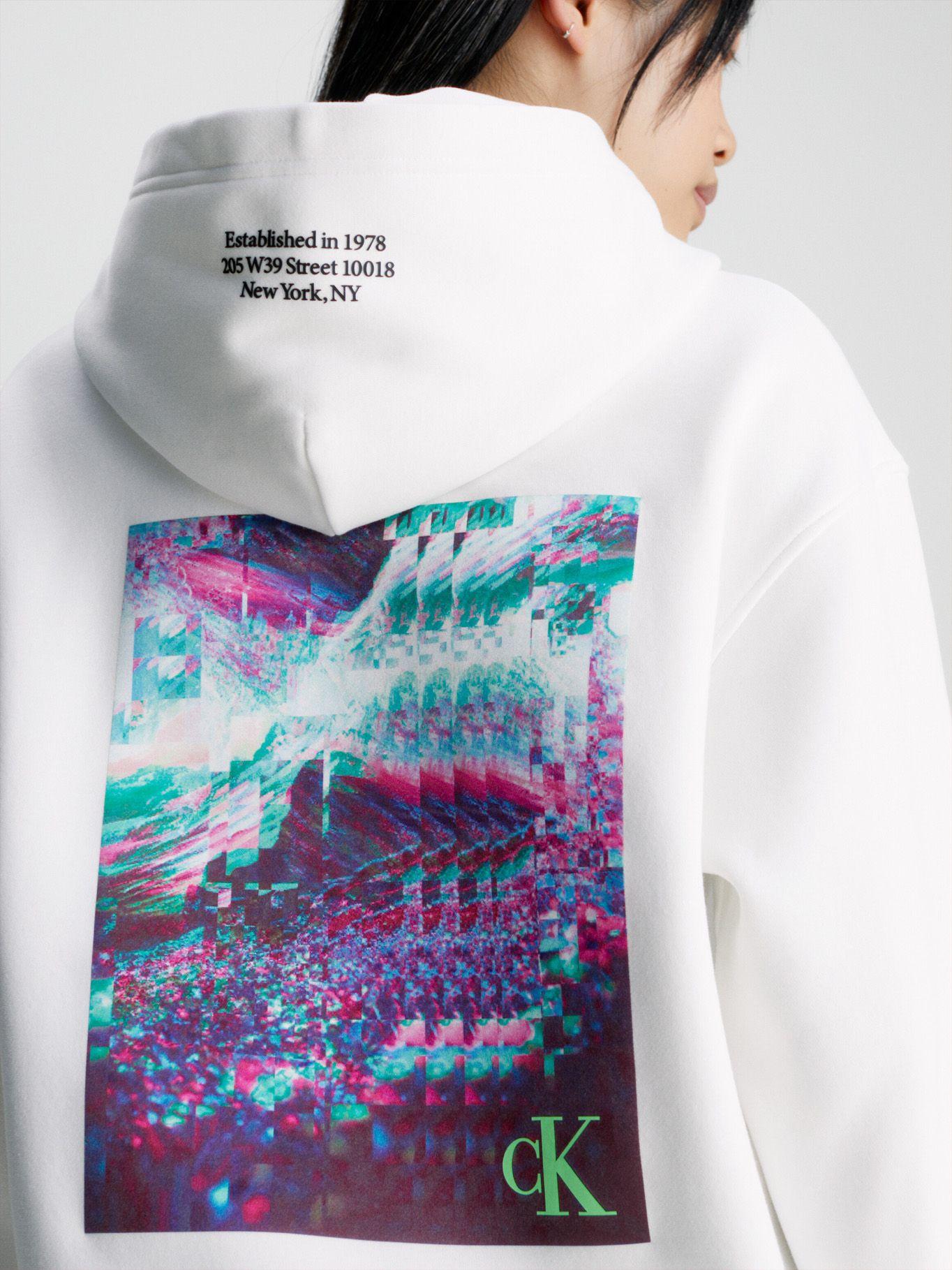 Polerón con Gorro Landscape Blanco-3