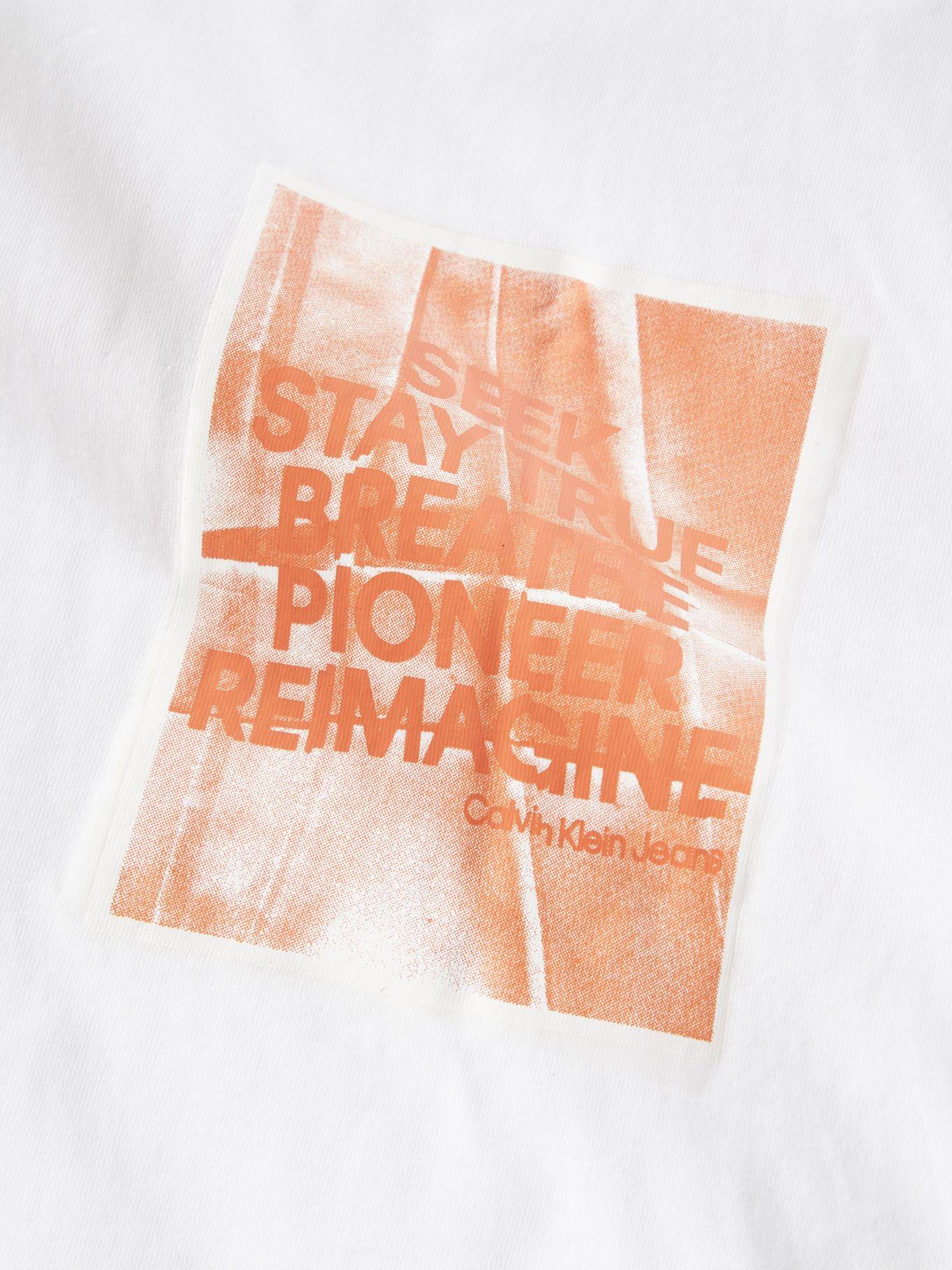 Polera Slogan Blanco YAF Calvin Klein-1