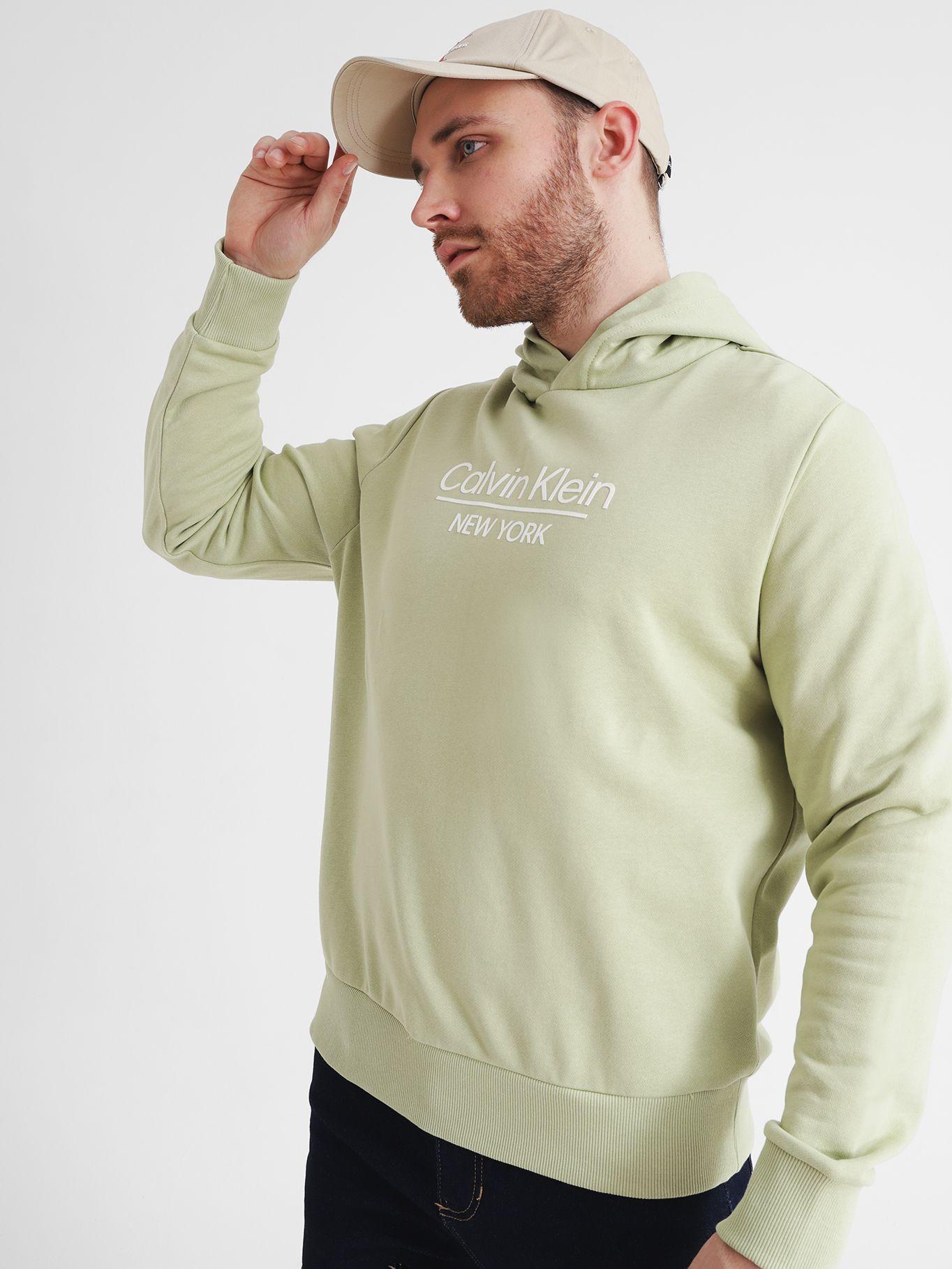 Sudadera con capucha y logo Verde Calvin Klein K10K110747-L88-0