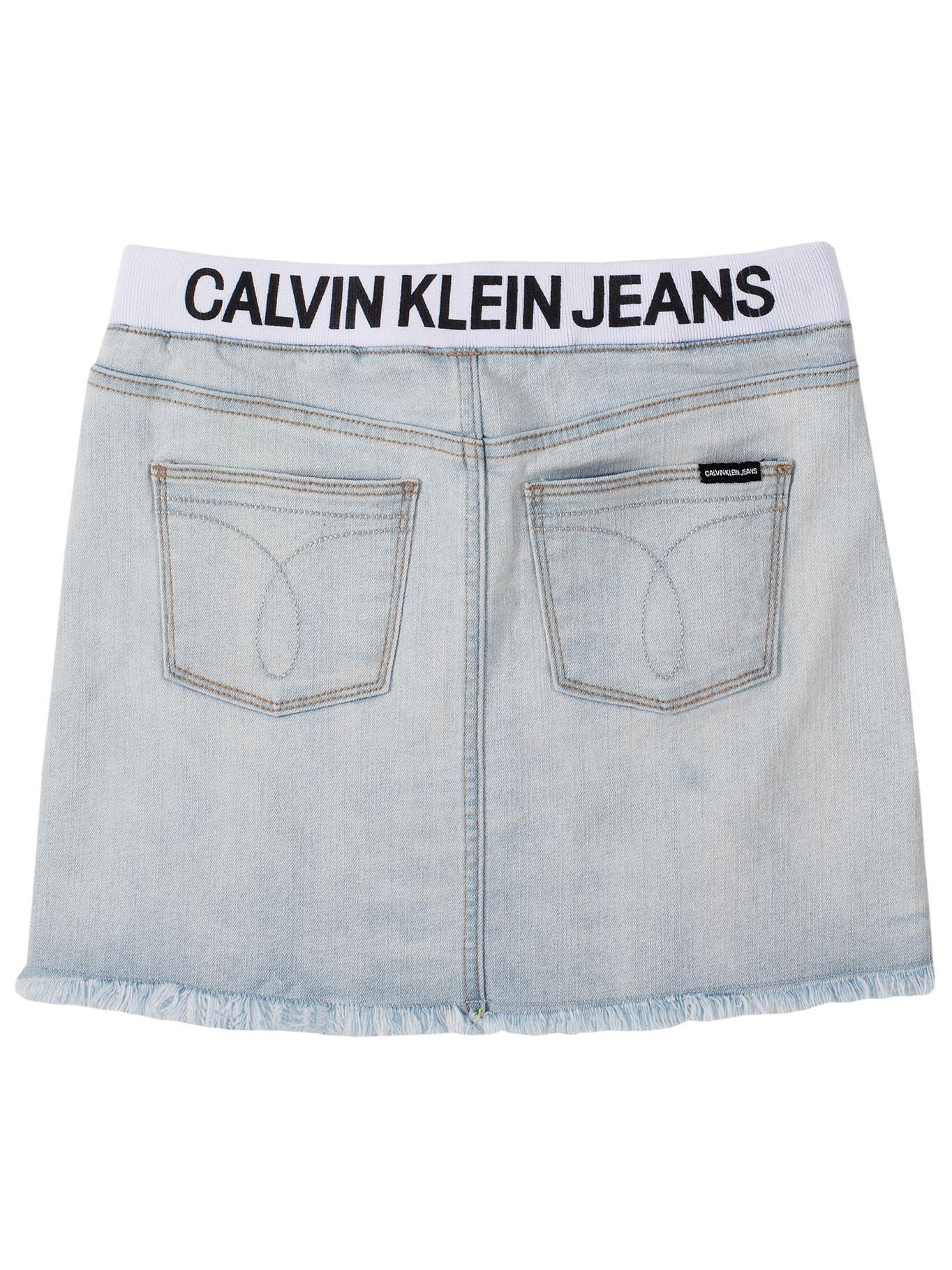 Falda Pull On Celeste Calvin Klein-1