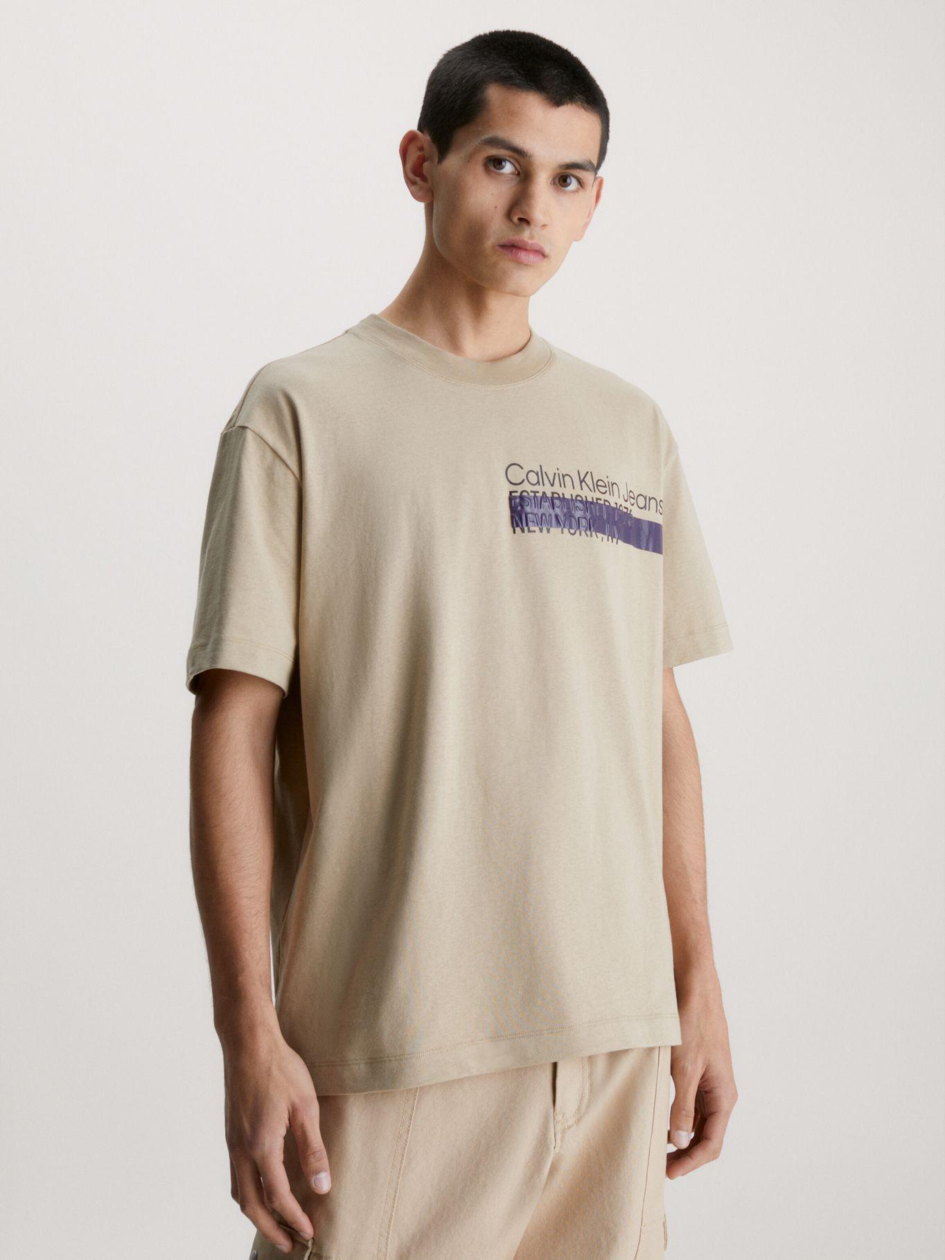 Polera Layered Address  Beige Calvin Klein-0