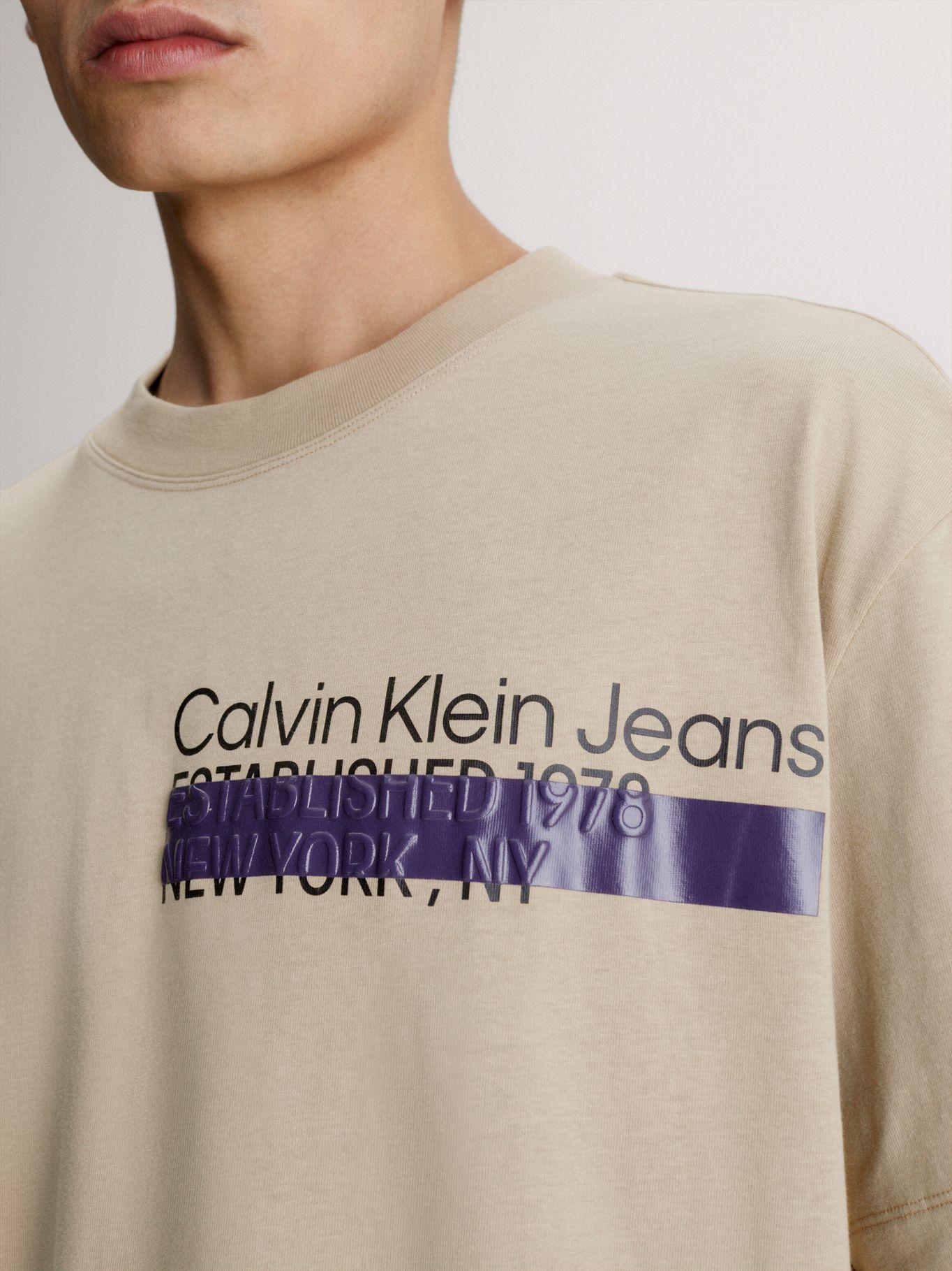 Polera Layered Address  Beige Calvin Klein-3