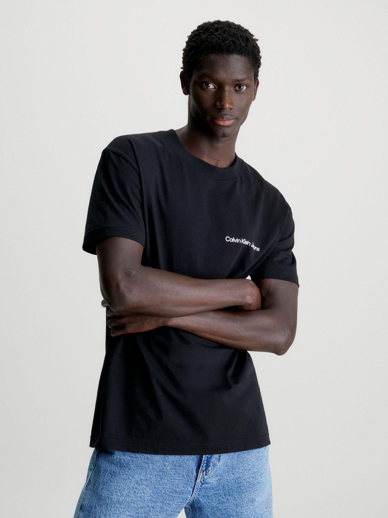 Polera Institutional Hombre Negro Calvin Klein-0