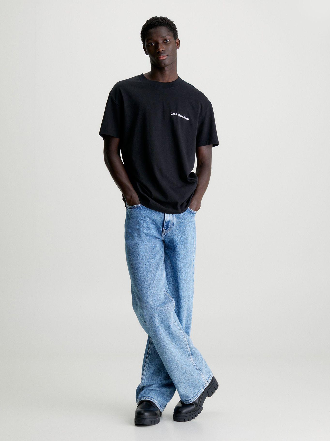 Polera Institutional Hombre Negro Calvin Klein-1