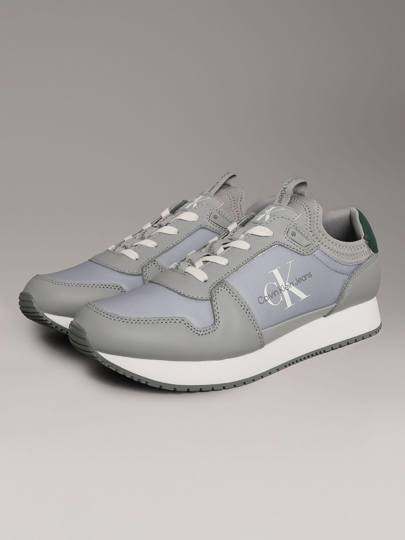 Zapatillas Retro Runner Sock Gris Calvin Klein-0