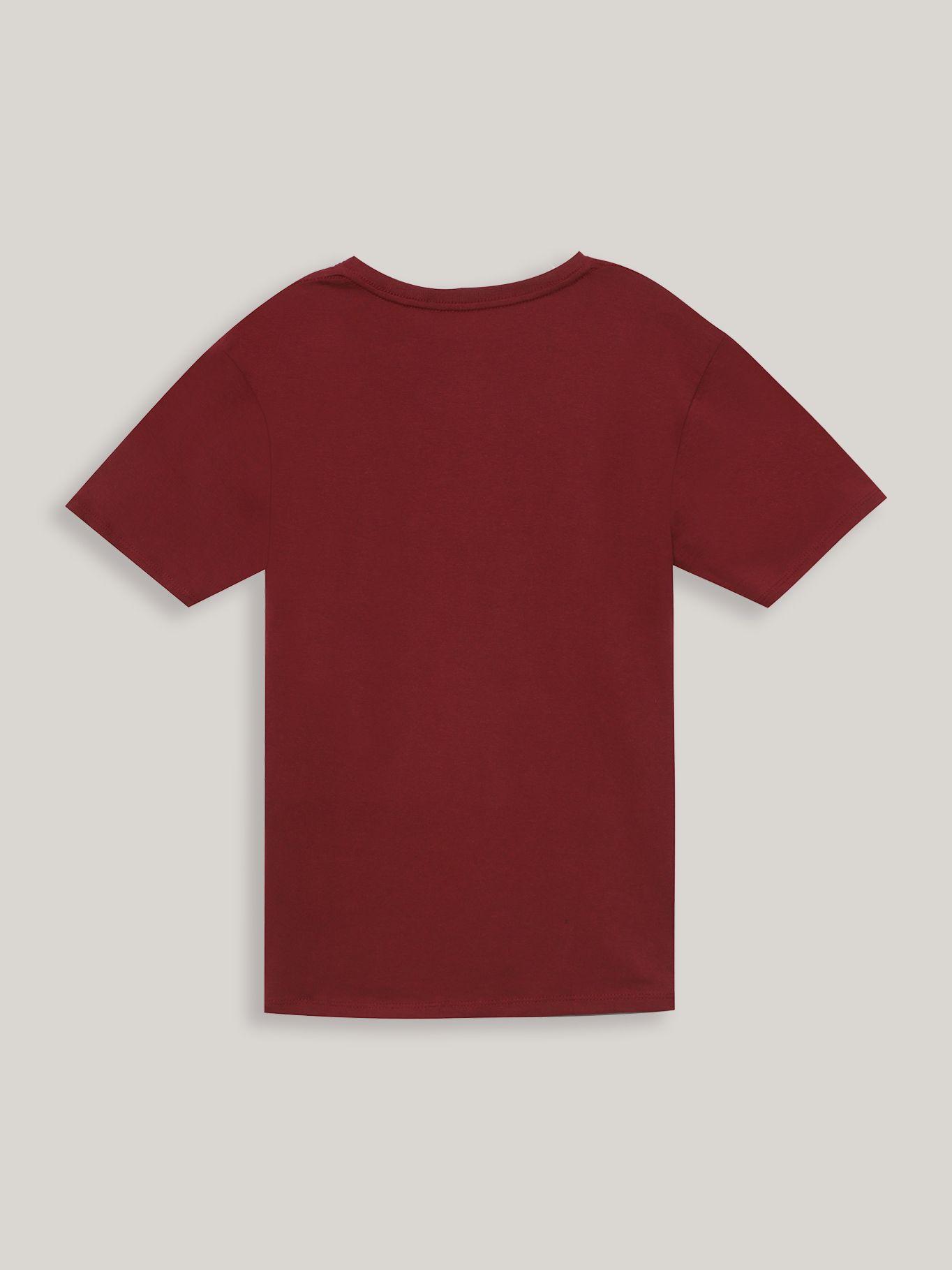 Polera Niño Vertical Monologo Rojo Calvin Klein-1