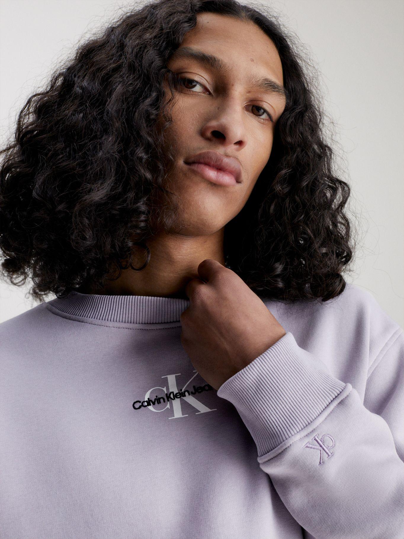 Polerón Crew Neck Morado C1 Calvin Klein-3