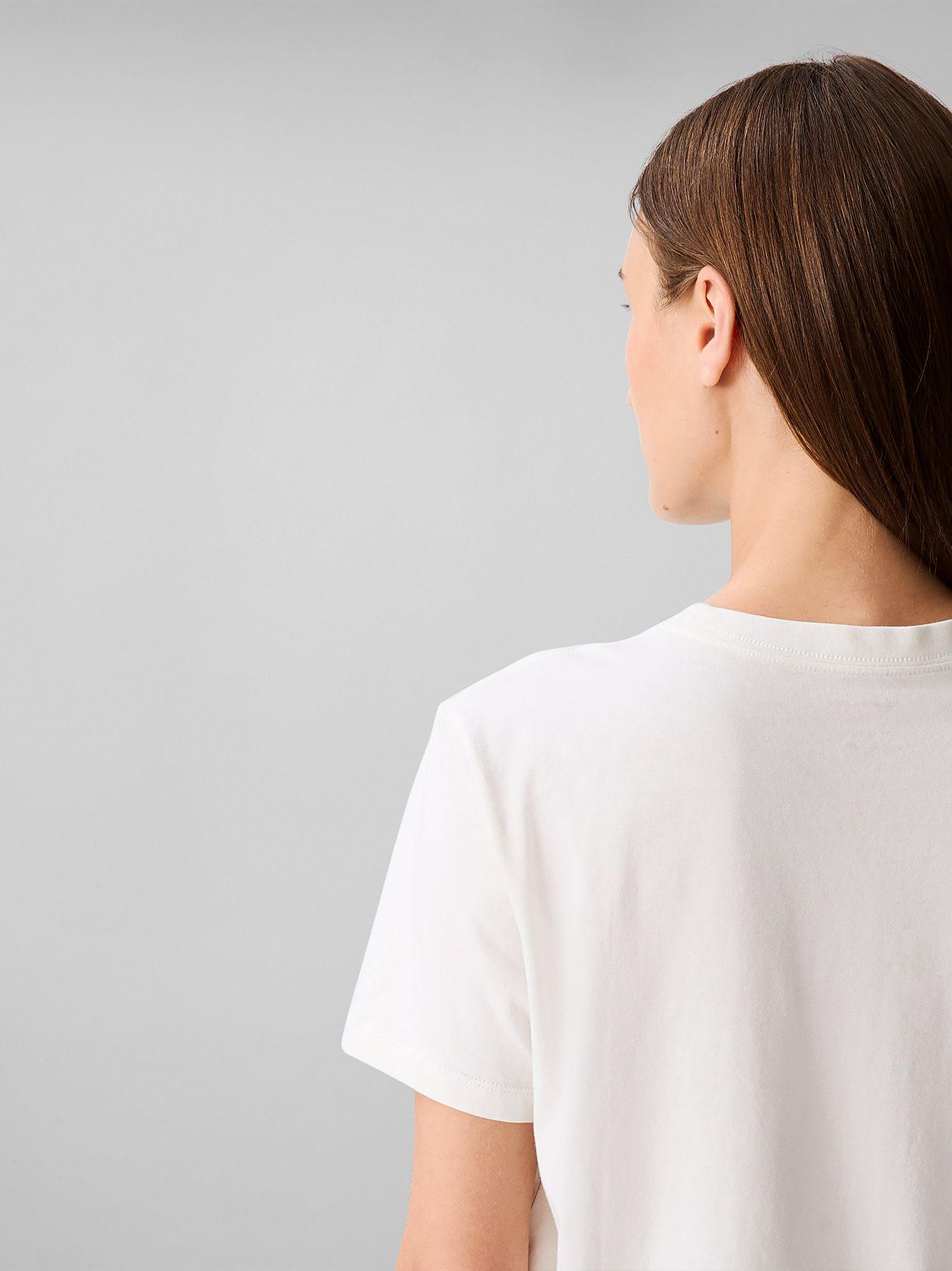 Polera Classic Monogram Hero Blanco Calvin Klein-4