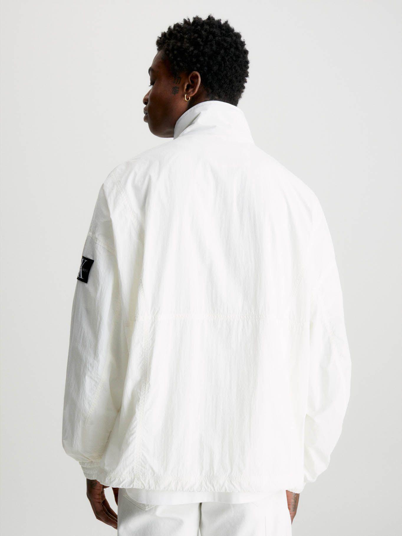 Chaqueta con cremallera de nailon oversized Blanco Calvin Klein-2