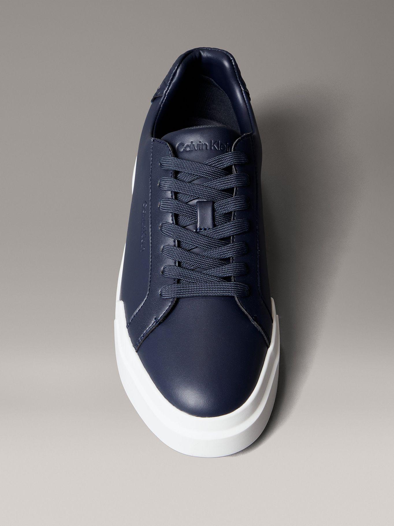 Zapatillas de Cuero Chunky  Azul Calvin Klein Hombre-2