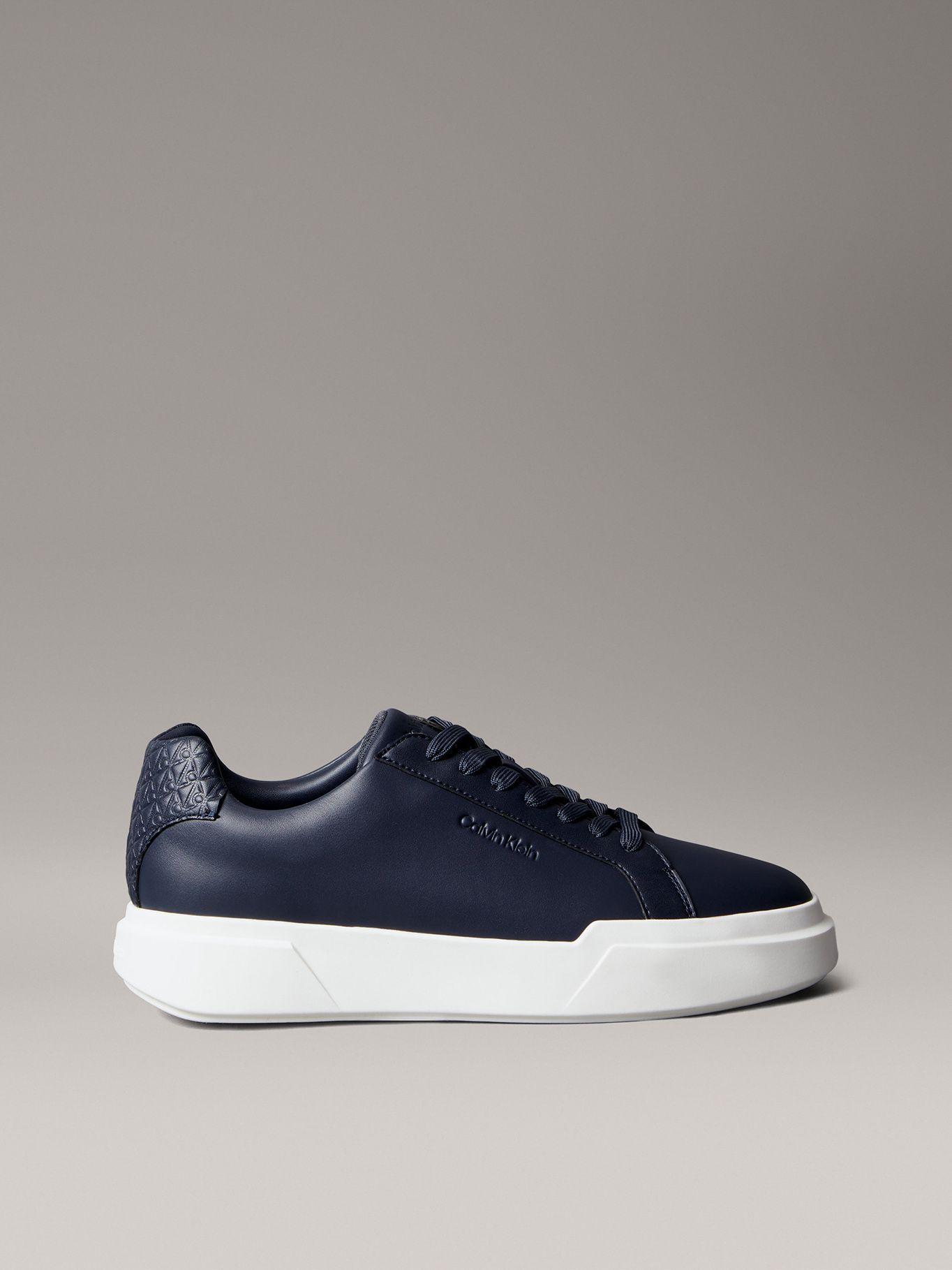 Zapatillas de Cuero Chunky  Azul Calvin Klein Hombre-4