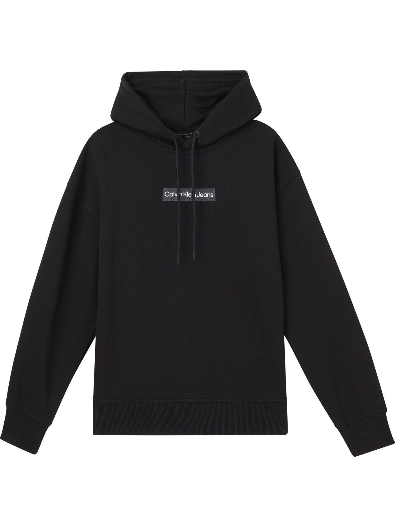 Hoodie Slogan Negro BEH Calvin Klein-0