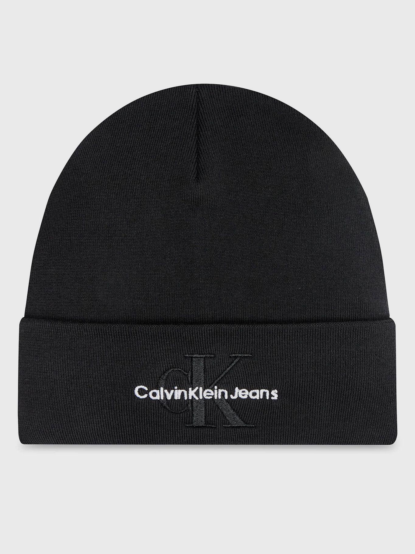 Gorro Mono Logo Negro Calvin Klein-0