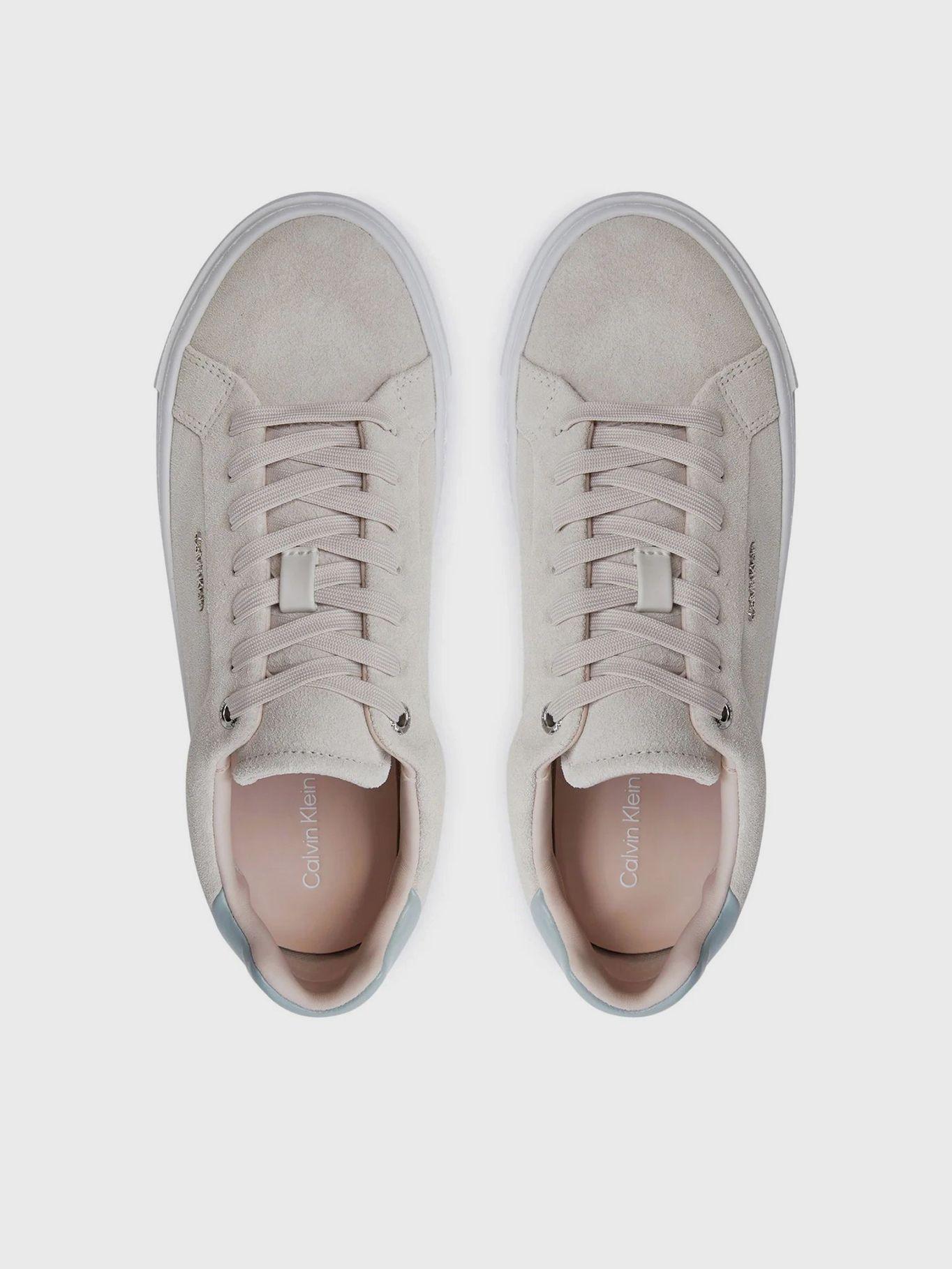 Zapatillas de ante de plataforma Beige Calvin Klein-2