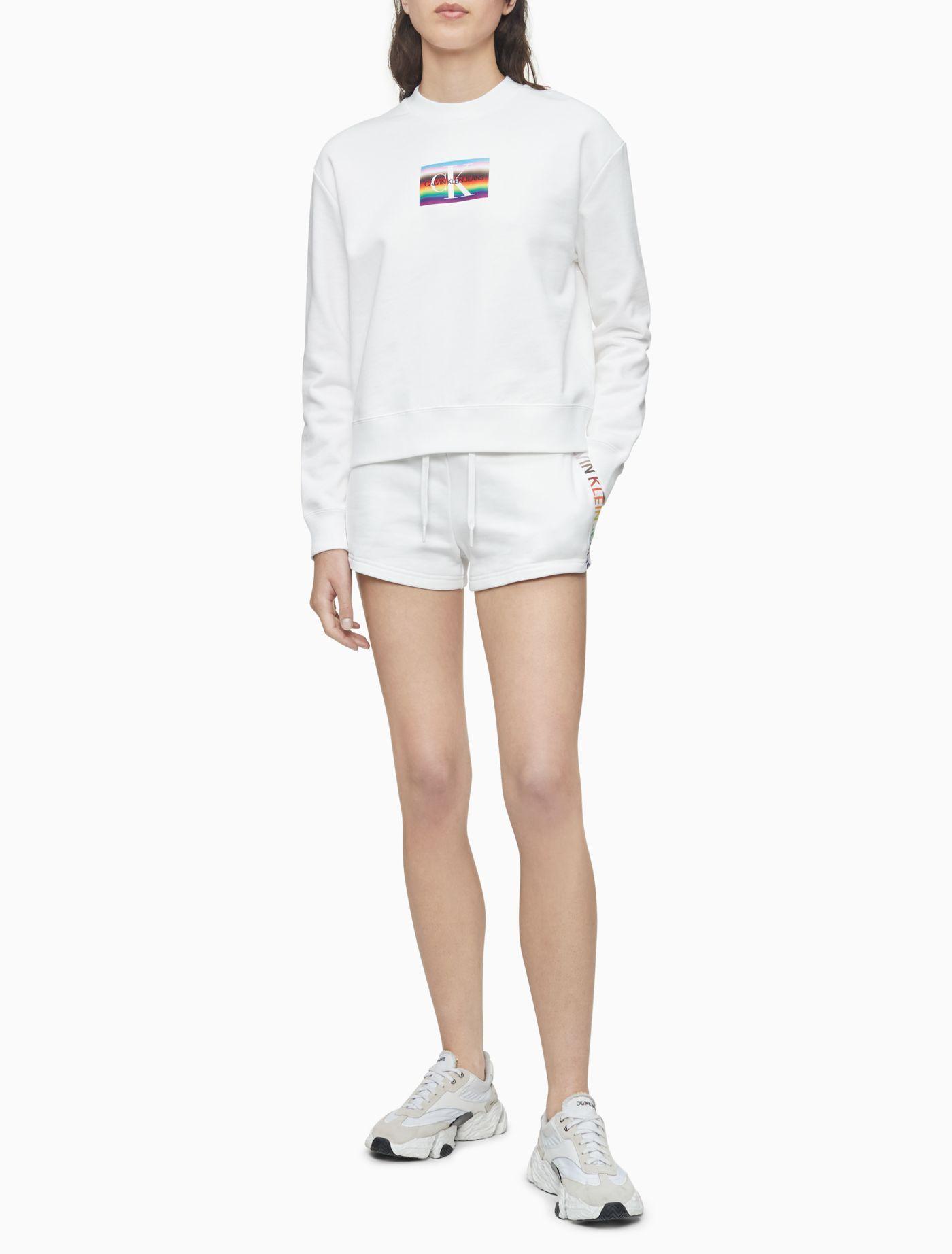 Polerón Pride Multilogo Blanco Calvin Klein-0