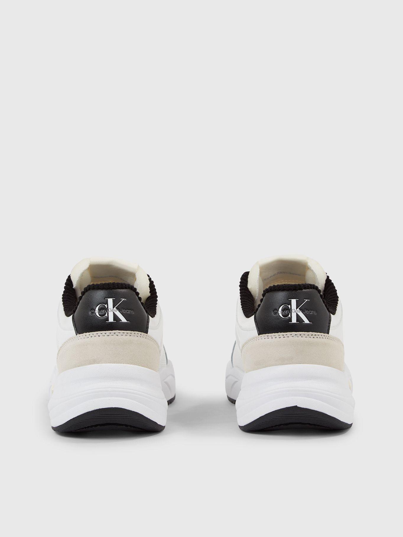 Zapatilla Retro Runner Lace Up Blanco Calvin Klein-1