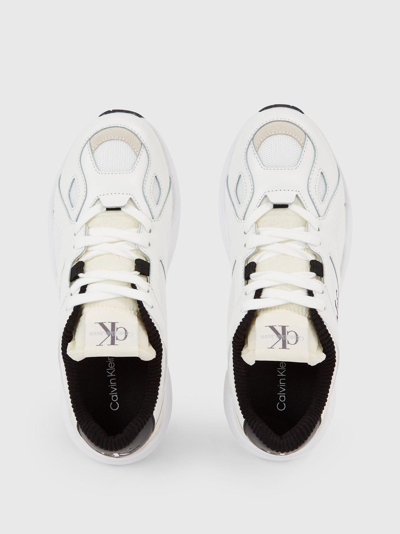 Zapatilla Retro Runner Lace Up Blanco Calvin Klein-2
