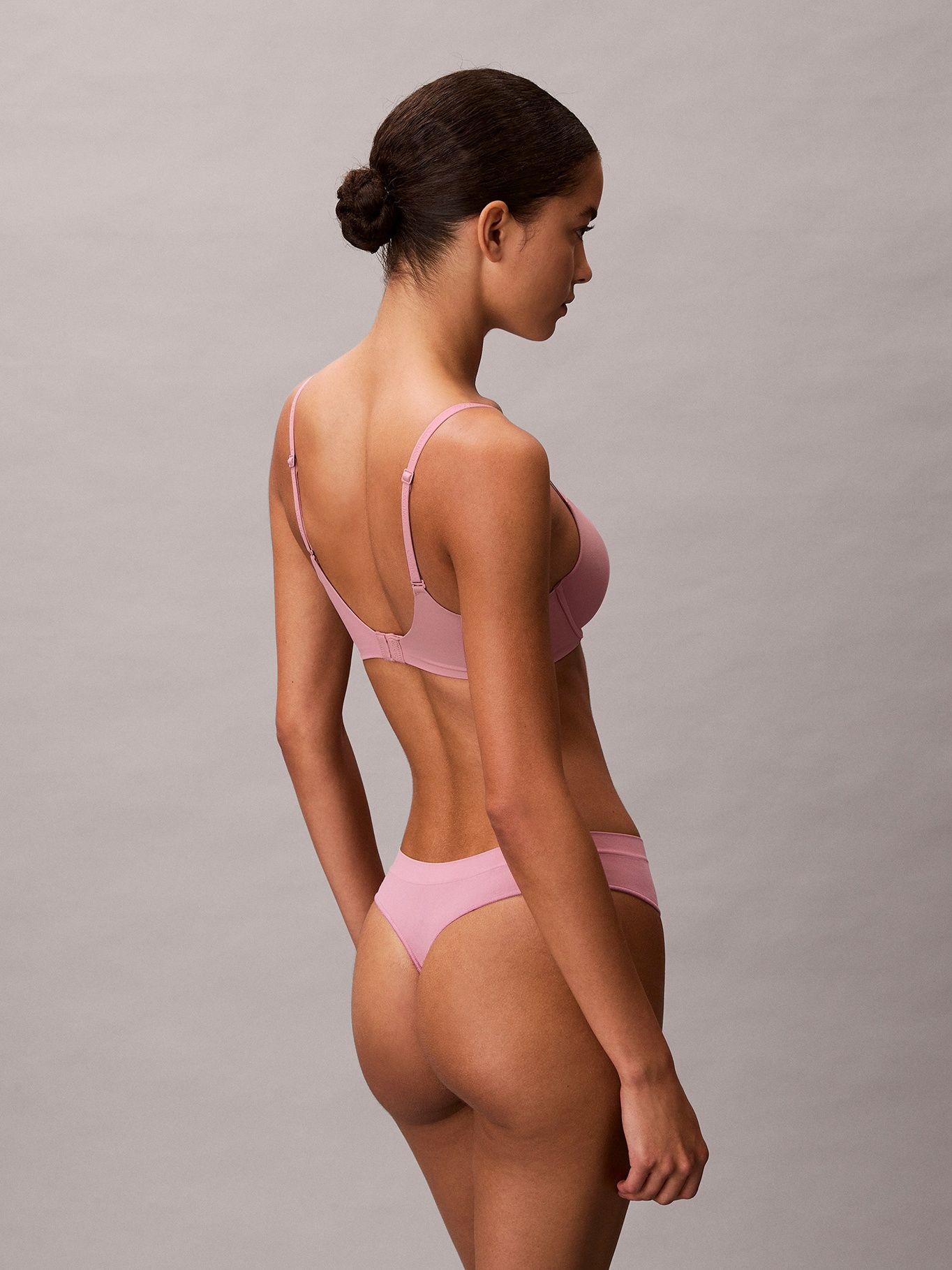 Colaless Bonded Flex Seamless Rosado Calvin Klein-2