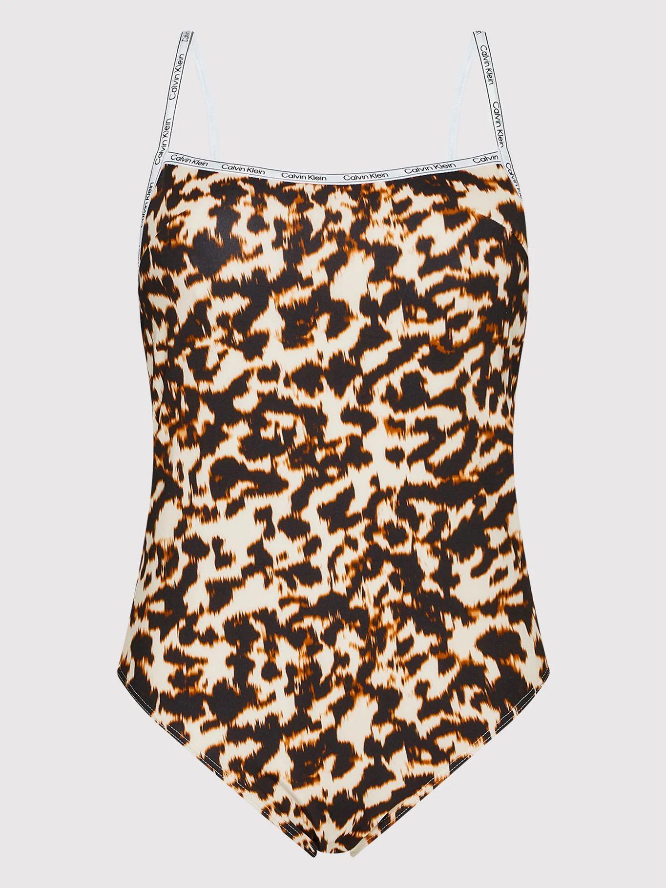 Traje de Baño Square Neck Multicolor Calvin Klein-4