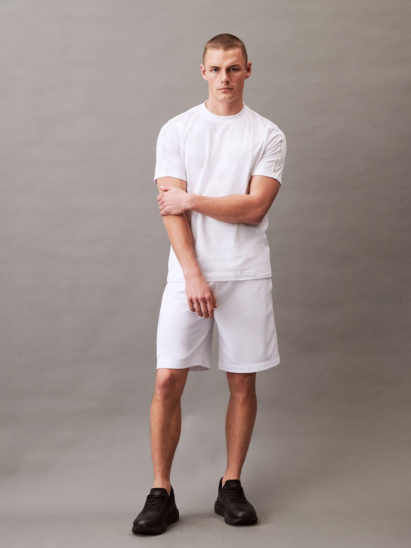 Polera Logo Tape Blanco Calvin Klein-1