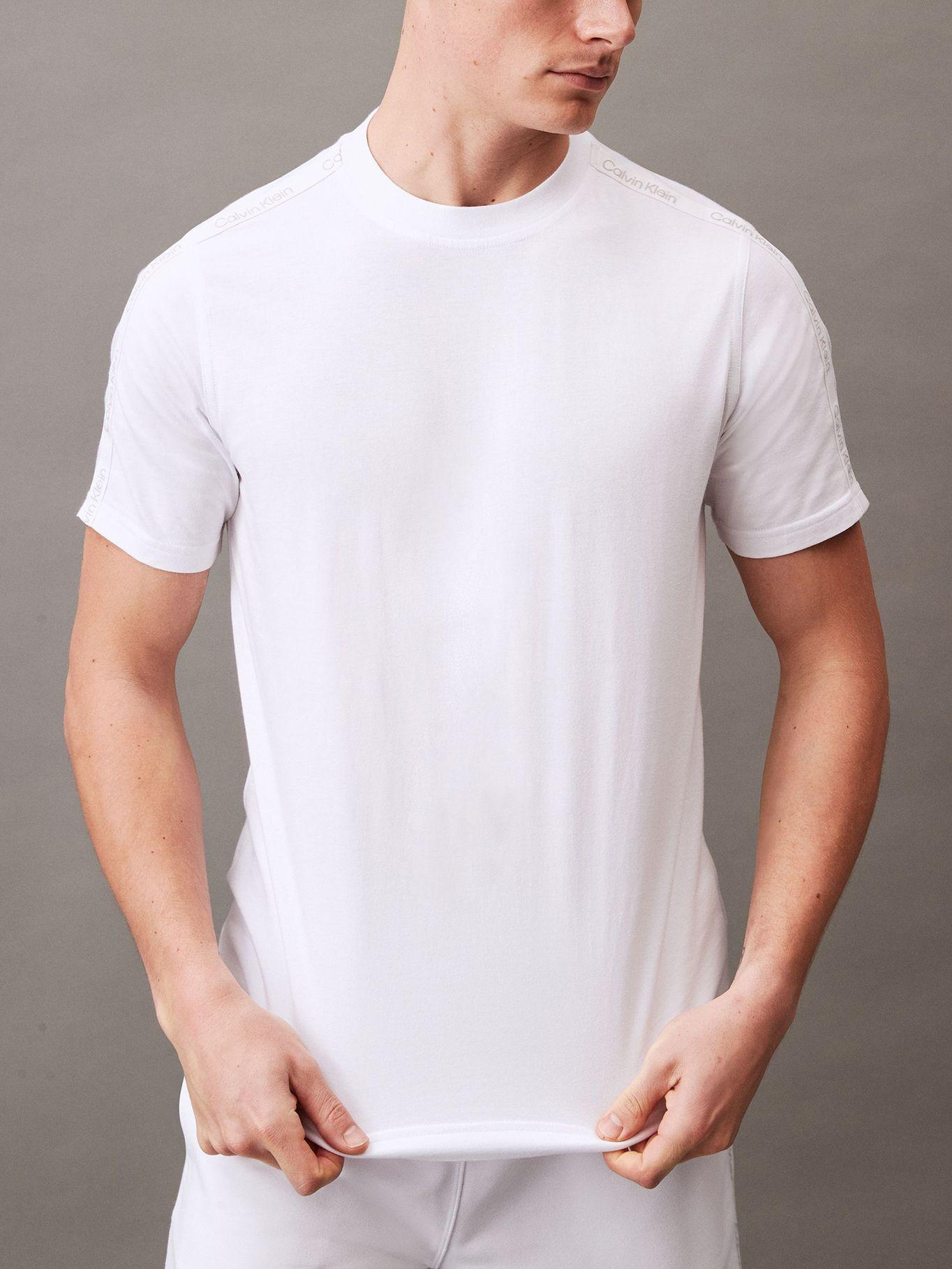 Polera Logo Tape Blanco Calvin Klein-3