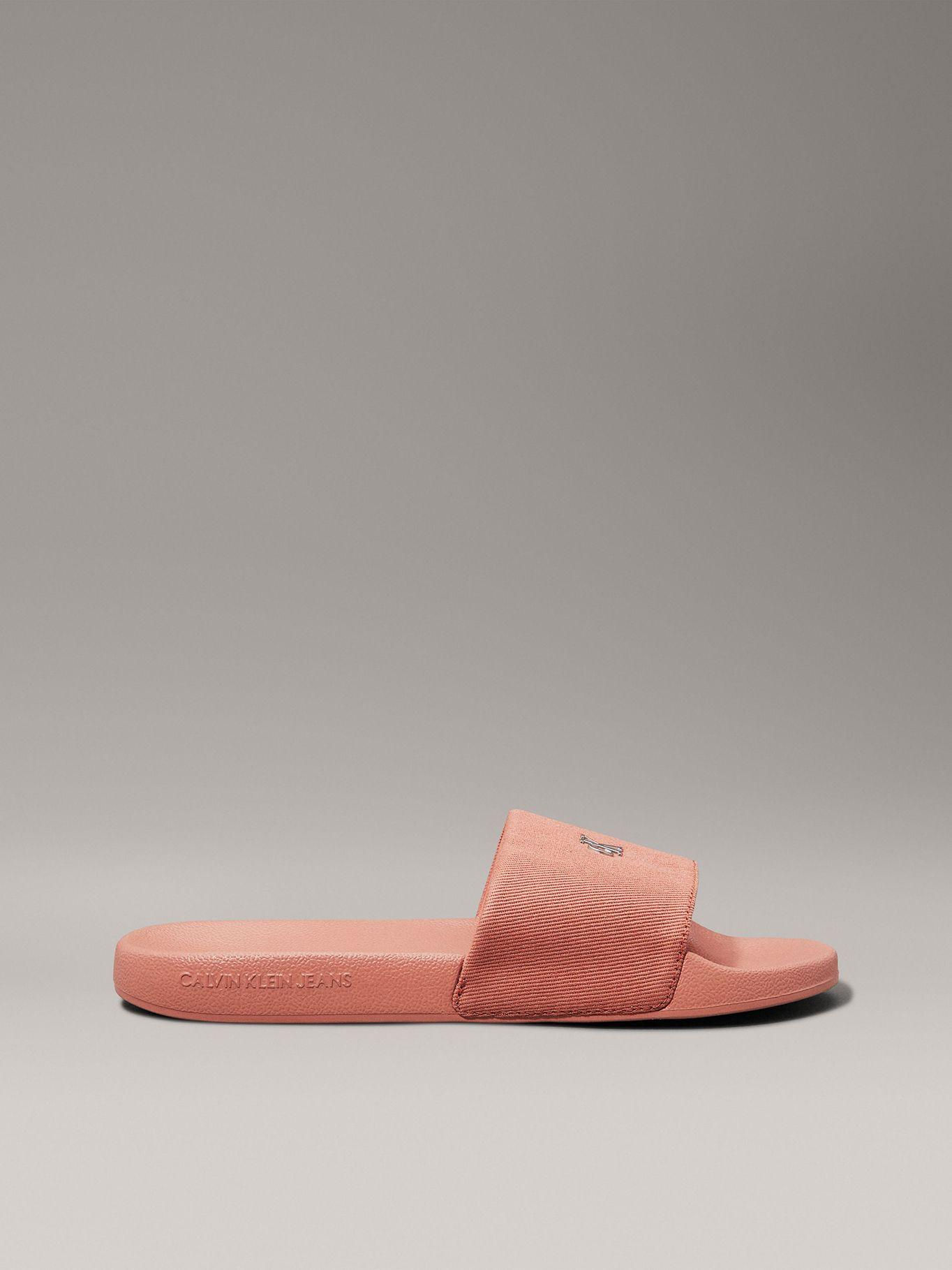 Sandalias Monogram Naranja Calvin Klein-4
