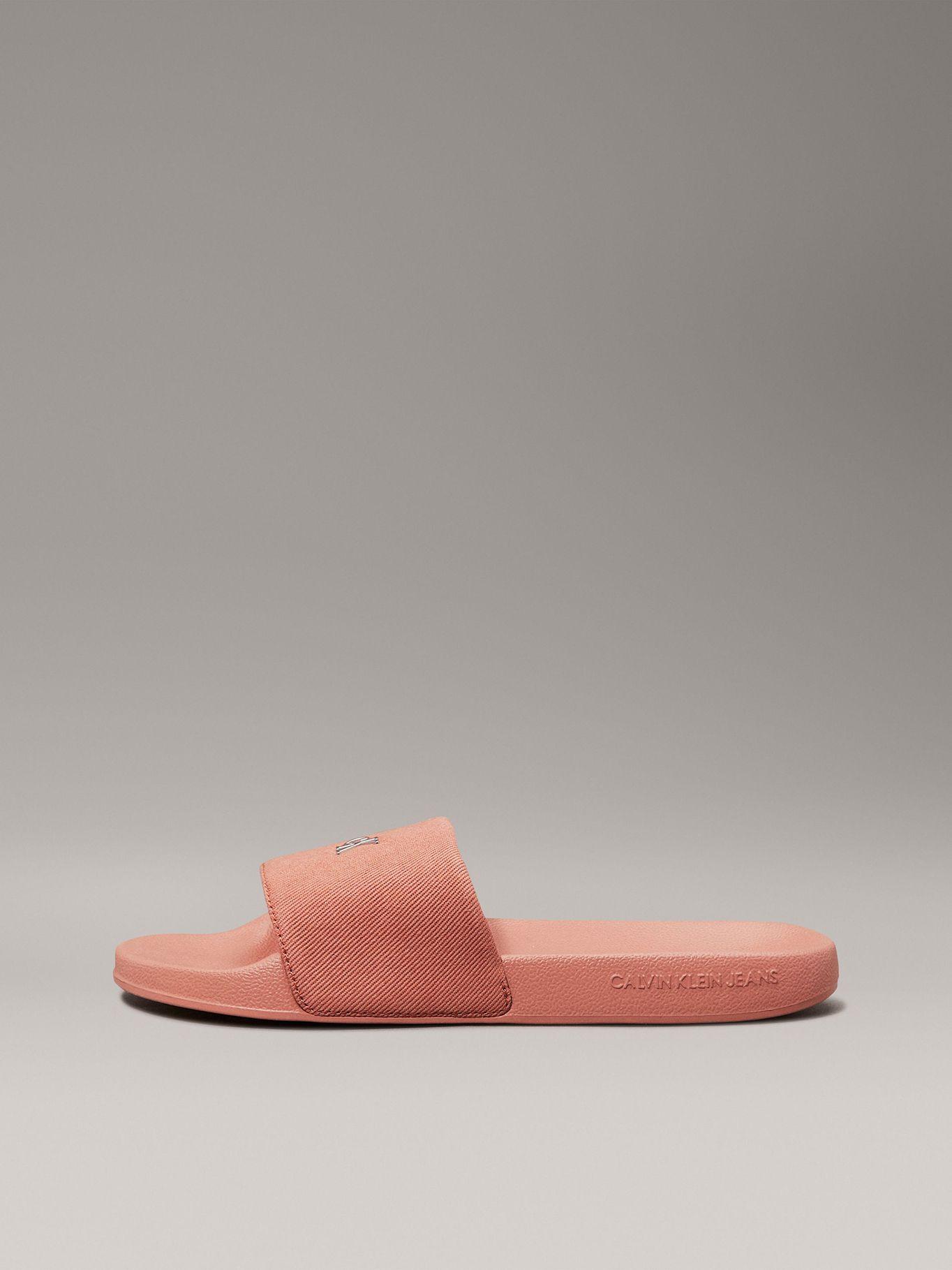 Sandalias Monogram Naranja Calvin Klein-5