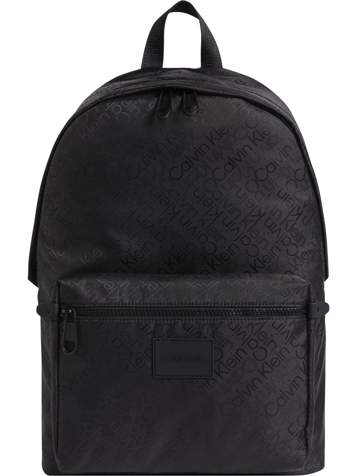 Mochila Ck Code Jacquard Negro Calvin Klein-0