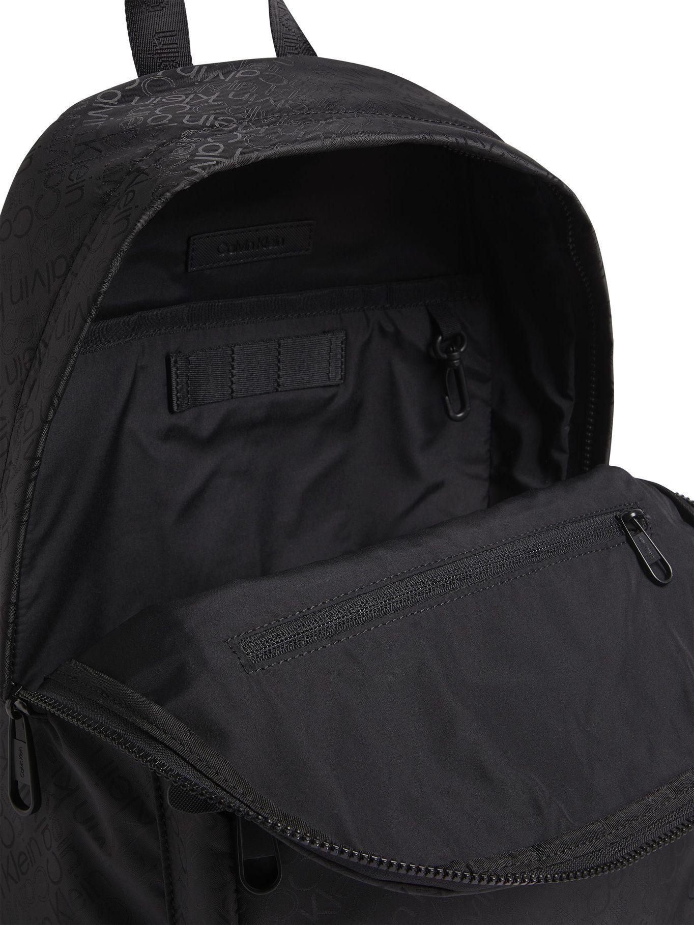 Mochila Ck Code Jacquard Negro Calvin Klein-2