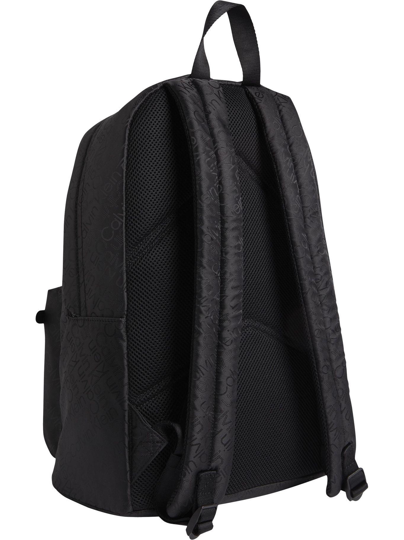 Mochila Ck Code Jacquard Negro Calvin Klein-1