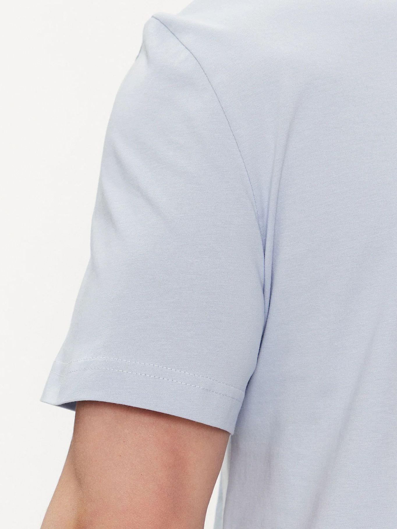 Polera Linear Chest Graphic Azul Calvin Klein-4