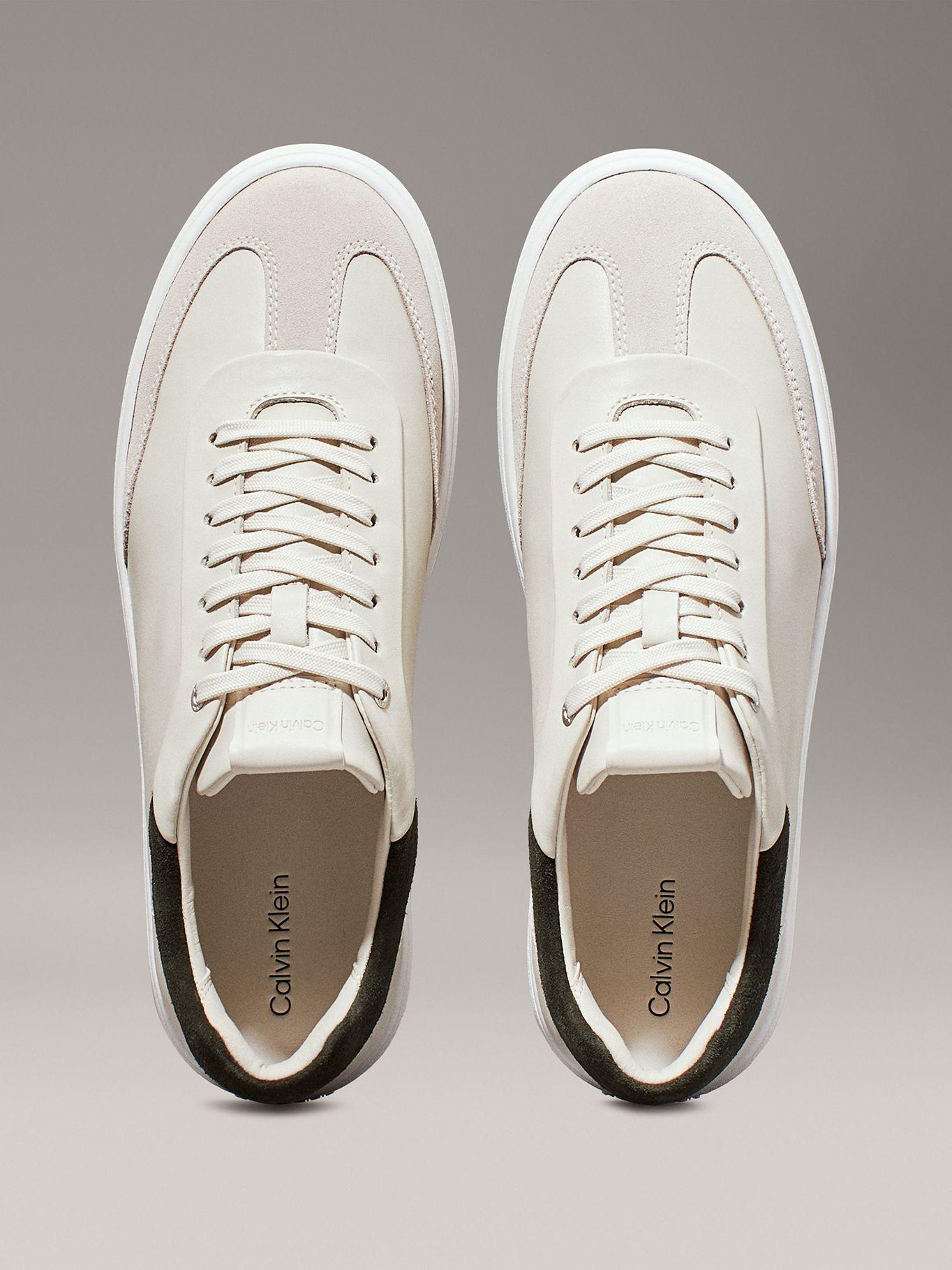 Zapatillas de Cuero Cupsole Lace Mix Beige Calvin Klein-2