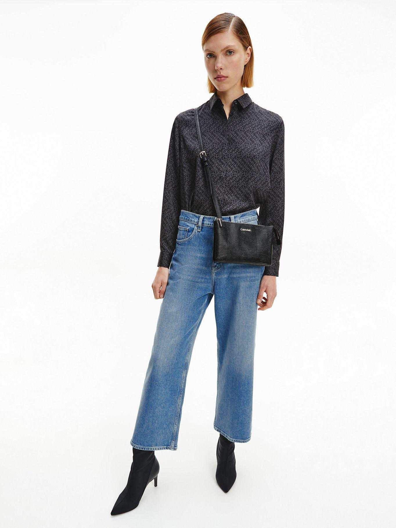 Cartera Xbody Ck Must Negro Calvin Klein-4