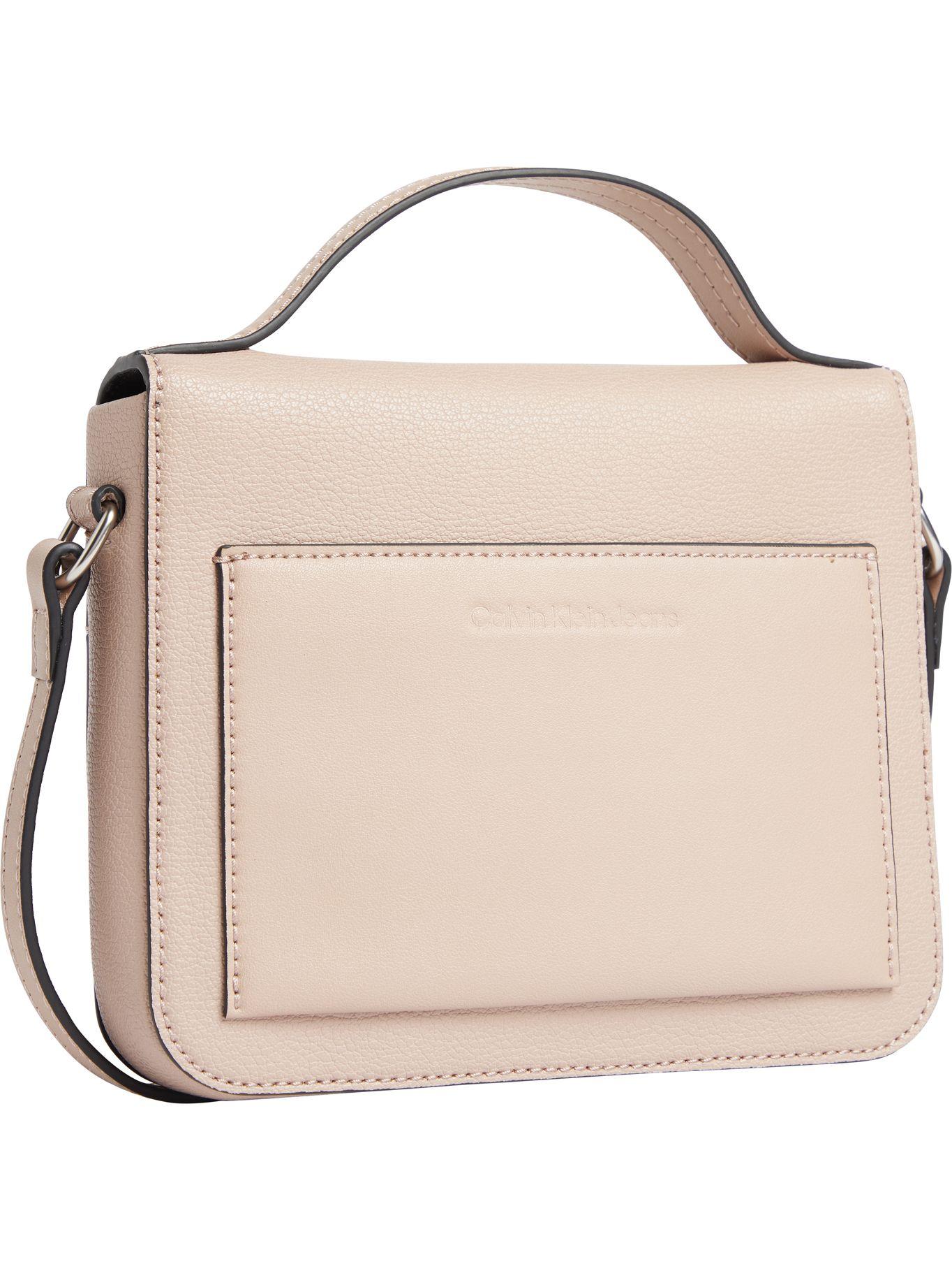 Cartera pequeña con logo Rosado Calvin Klein-1