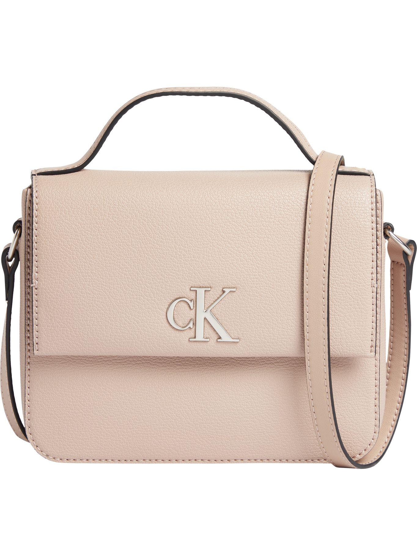 Cartera pequeña con logo Rosado Calvin Klein-0
