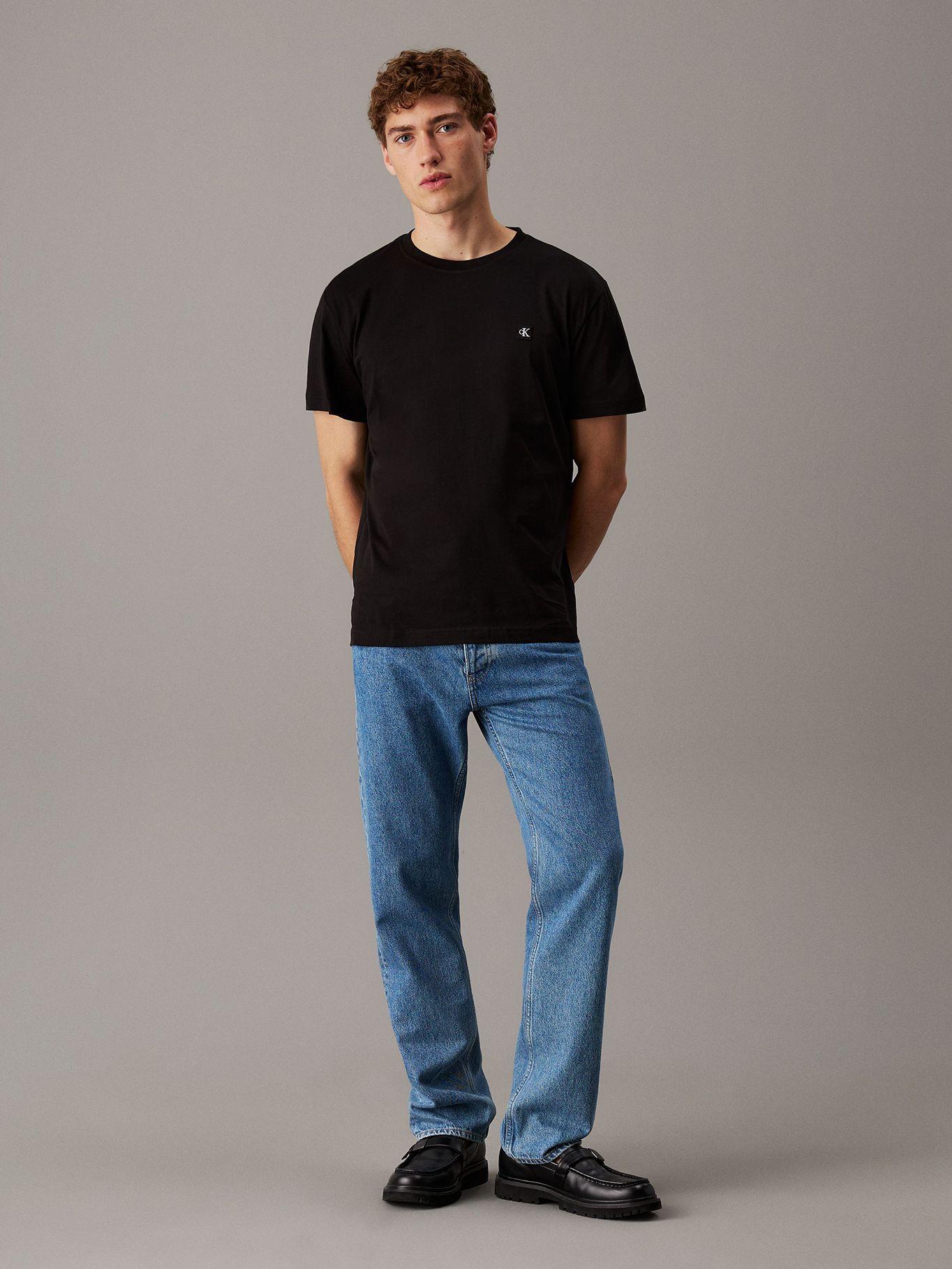 Polera Ck Embro Badge Negro Calvin Klein-1
