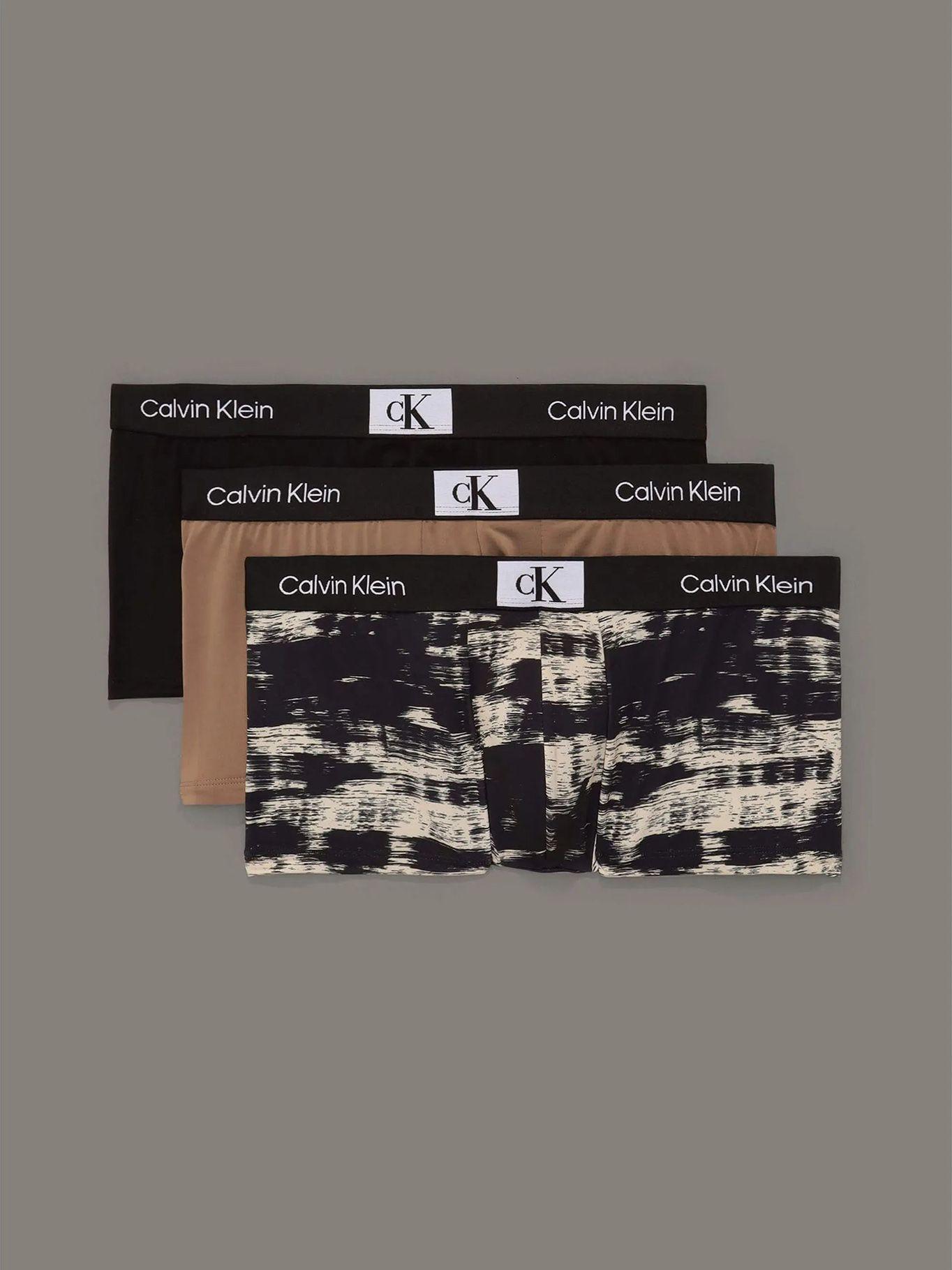 Pack 3 Bóxers Low Rise Trunk 96 Multicolor Calvin Klein-0