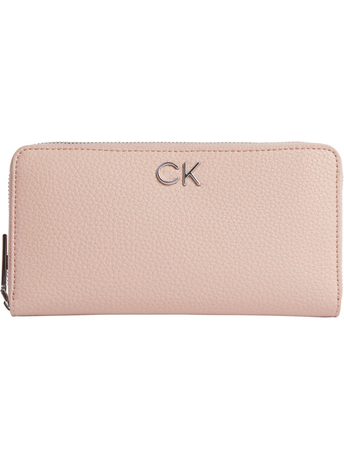Billetera con Cremallera Rosado Calvin Klein K60K610242-TQP-0