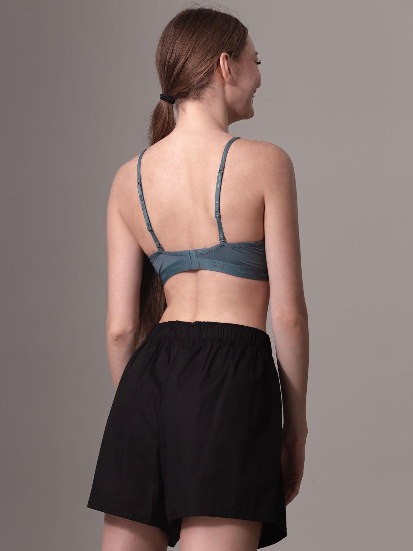 Bralette Triangular To Body Natural Gris Calvin Klein-2