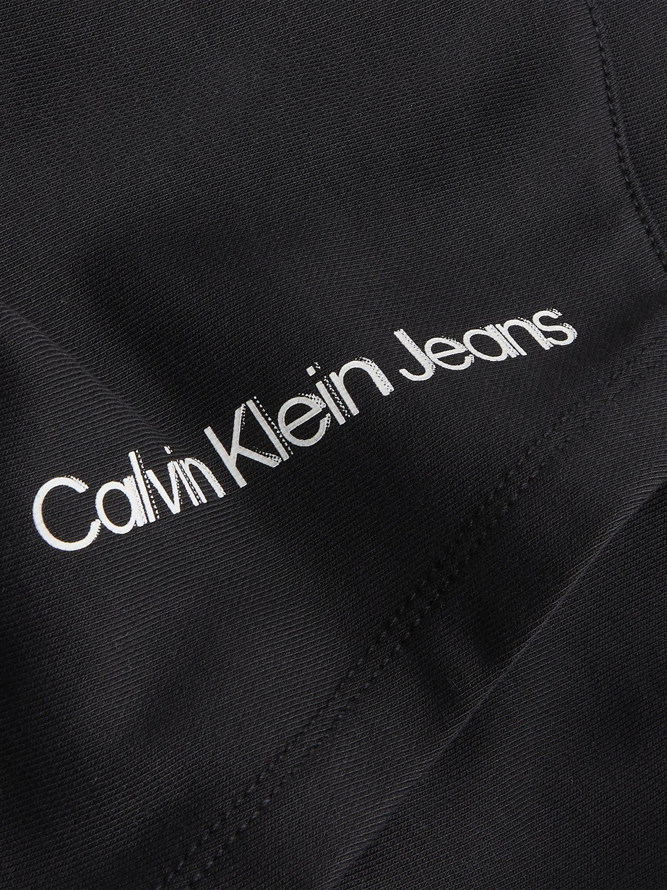 Polerón Back Faded Negro Calvin Klein-2