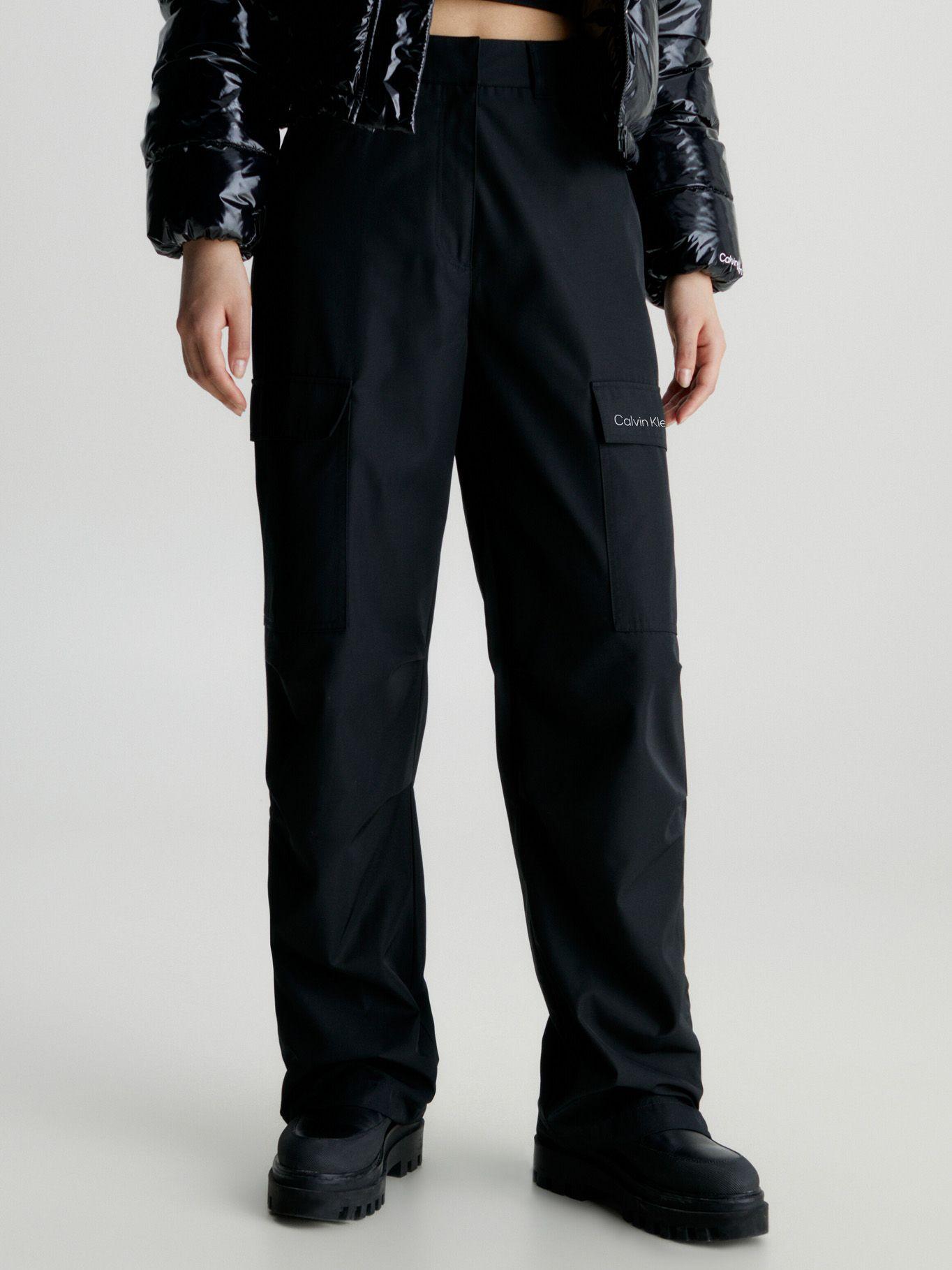 Pantalón Cargo Zippe Loose Negro-0