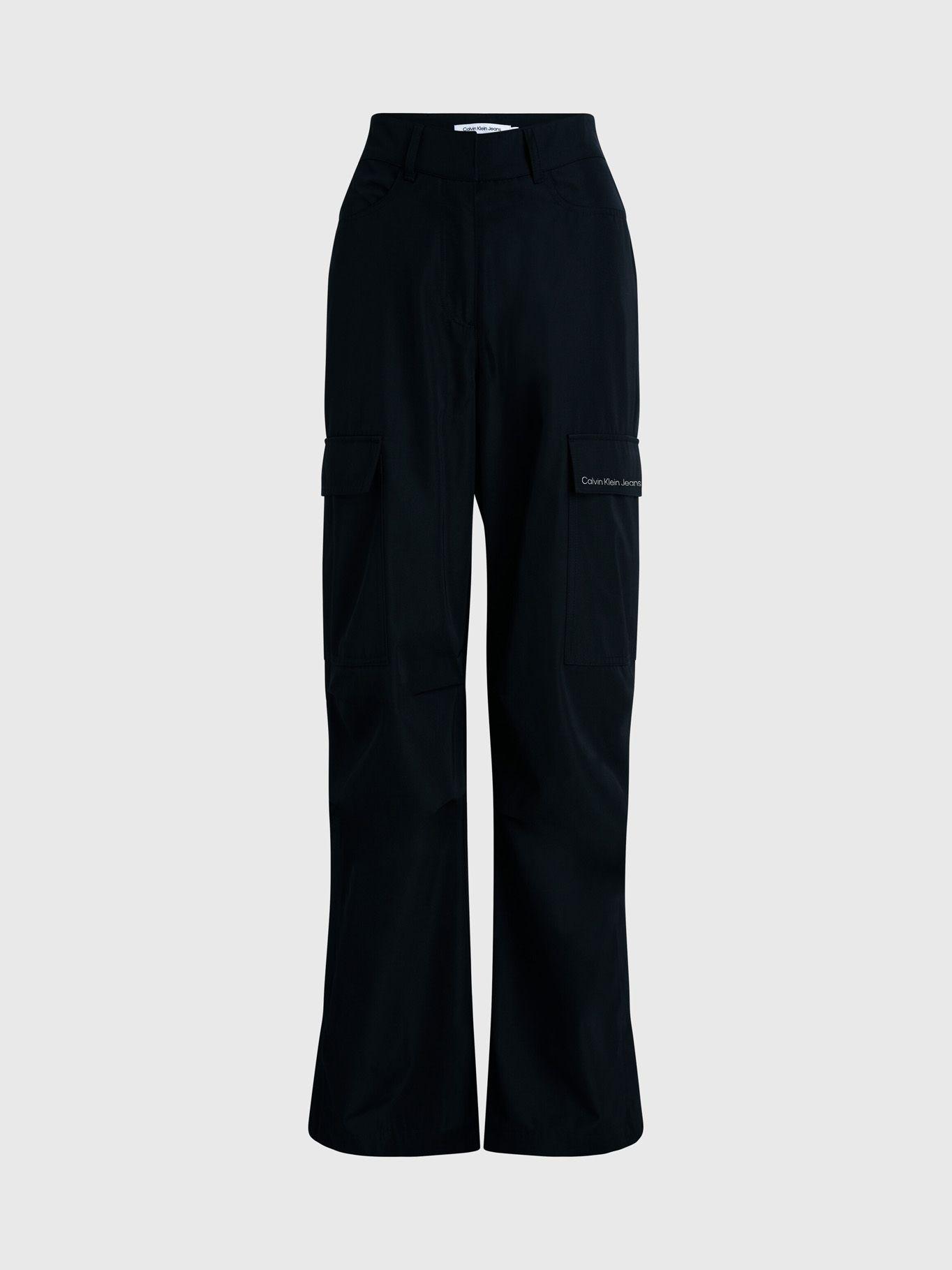 Pantalón Cargo Zippe Loose Negro-4
