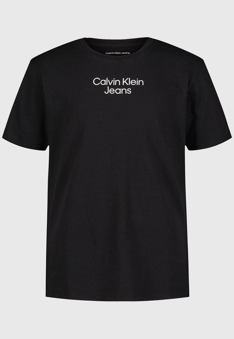 Polera Centered Niño Negro Calvin Klein-0