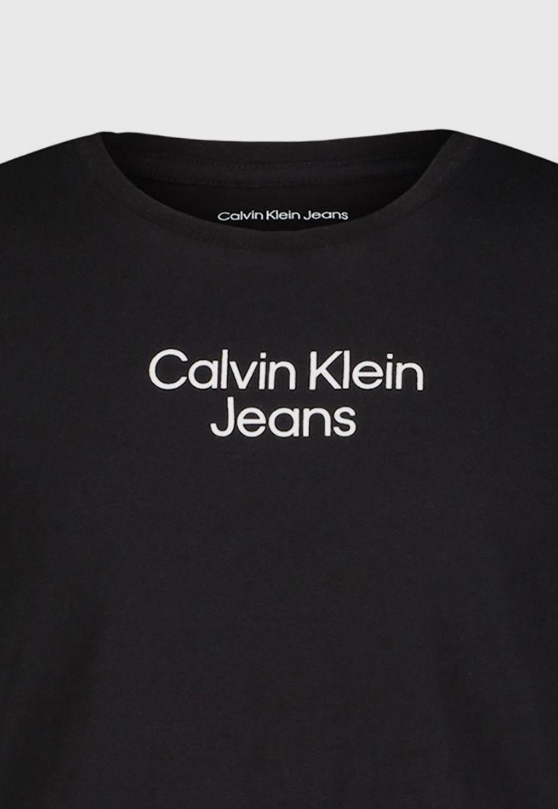 Polera Centered Niño Negro Calvin Klein-1