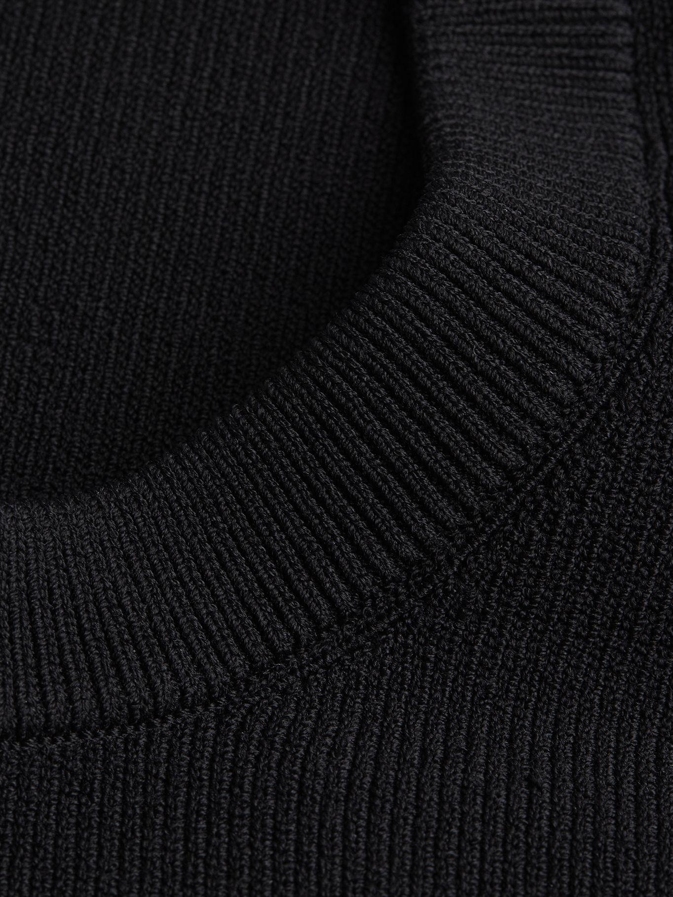 Blusa Contrast Waistband Negro Calvin Klein-3