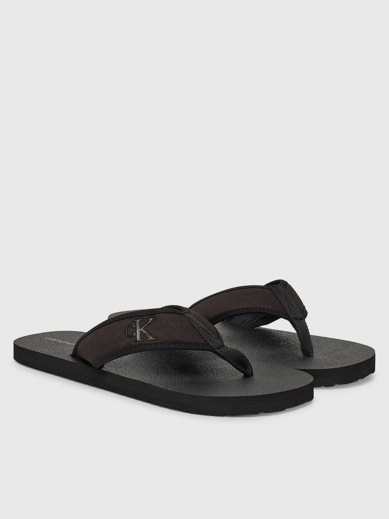 Sandalias de Lona Negro Calvin Klein-0